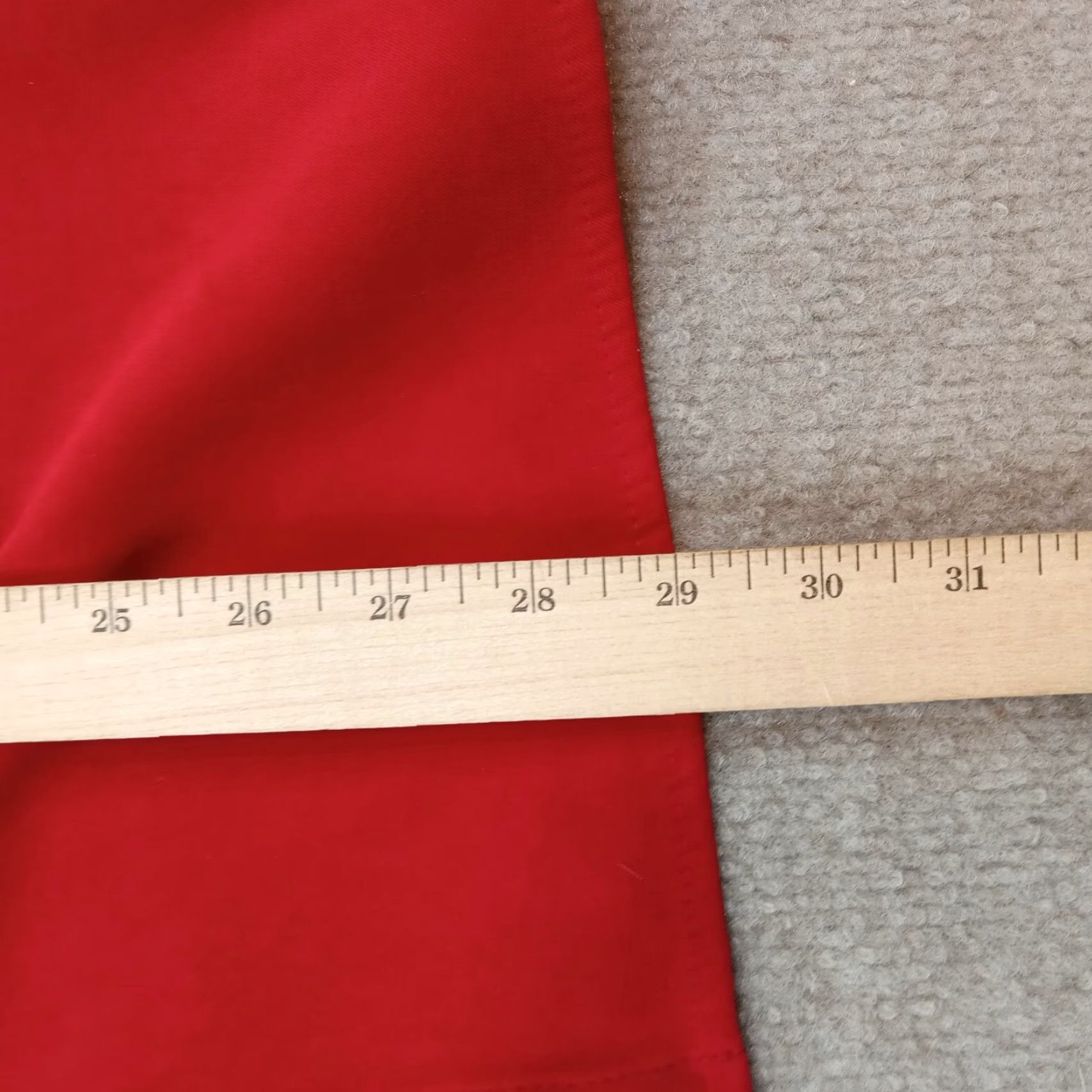 Talbots VINTAGE Talbots Women's Red Long Sleeve Button-Up Stretch Shirt 1X Preppy Size XL / US 12-14 / IT 48-50 - 3 Thumbnail