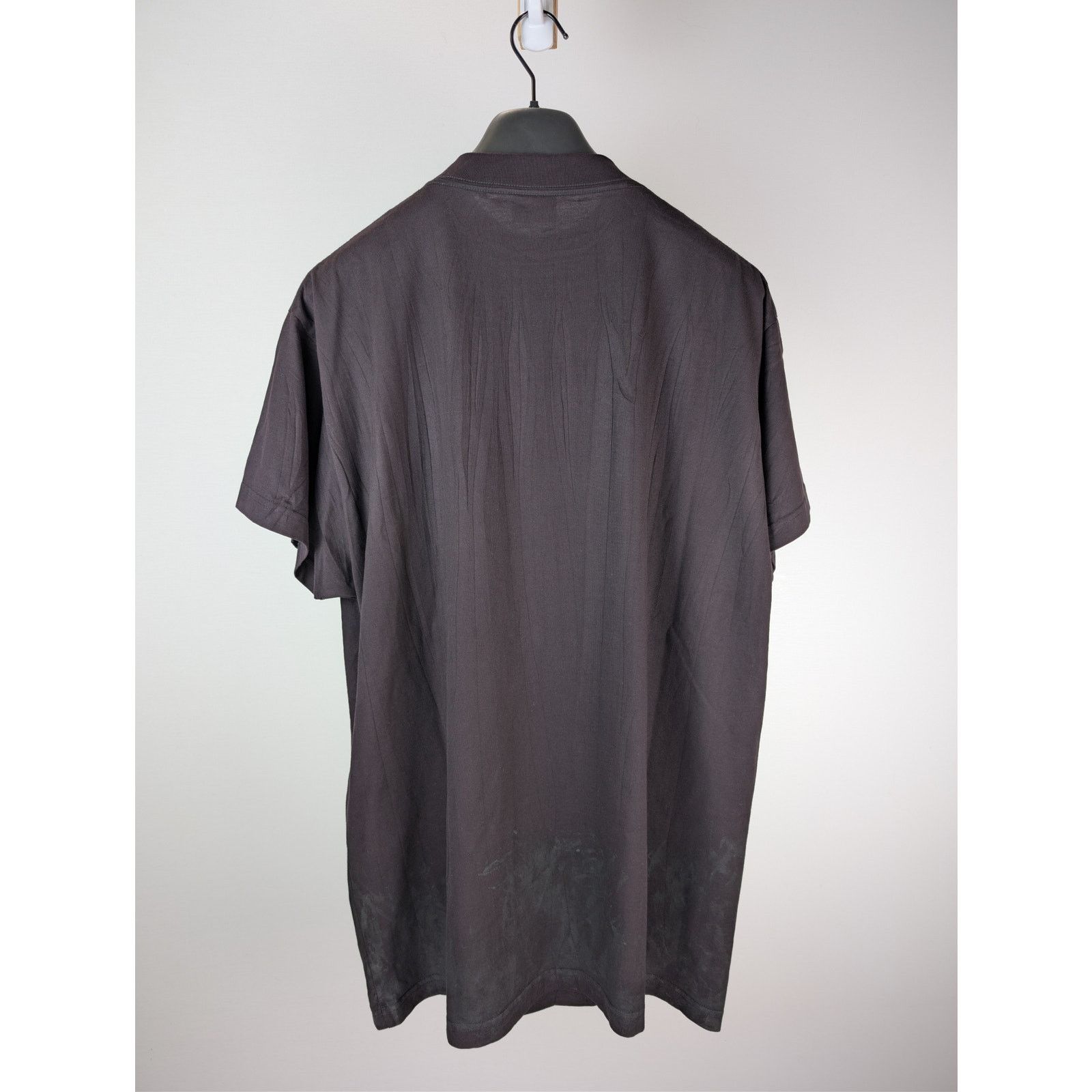 Balenciaga o1rshd1 Metal BB Stencil Vintage Oversized Jersey T-Shirt Size US M / EU 48-50 / 2 - 16 Thumbnail