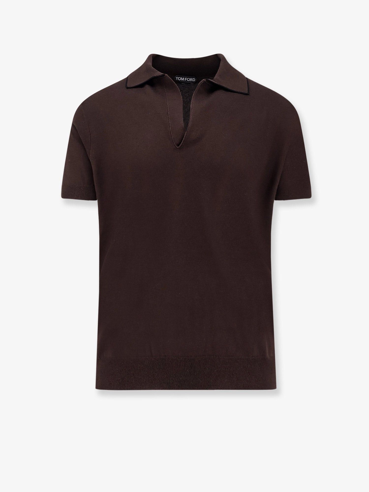 Tom Ford Cotton And Silk Blend Polo Shirt Size US XL / EU 56 / 4 - 1 Thumbnail