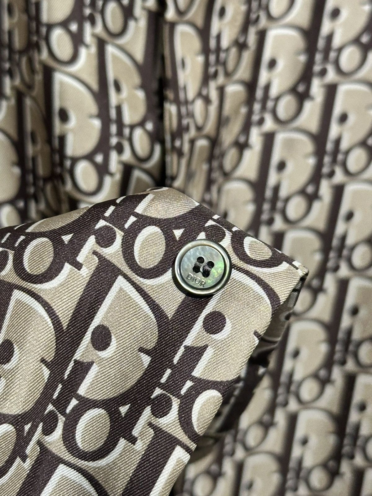Dior Dior Oblique 100% Silk shirt Size US L / EU 52-54 / 3 - 6 Thumbnail