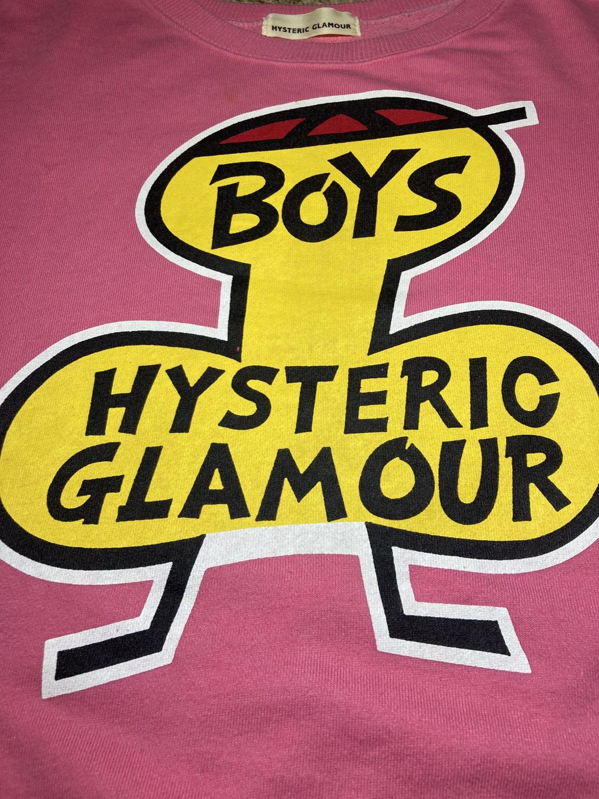 Hysteric Glamour 1989 Hysteric Glamour Boys Penis Pink Sweatshirt 80s 90s JP Size US M / EU 48-50 / 2 - 3 Thumbnail