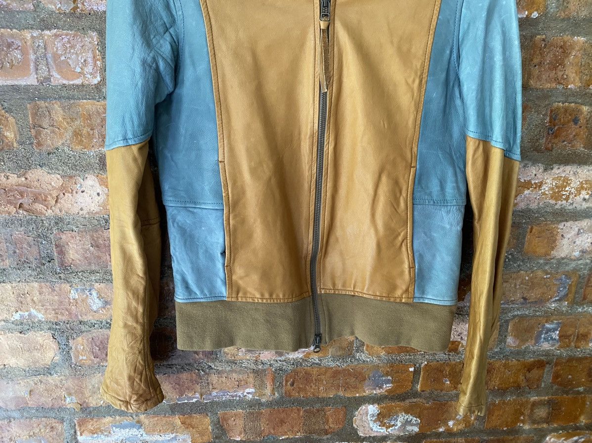 Ekam 2000s Shama x Studious Leather Paneled color block Jacket Size M / US 6-8 / IT 42-44 - 4 Thumbnail