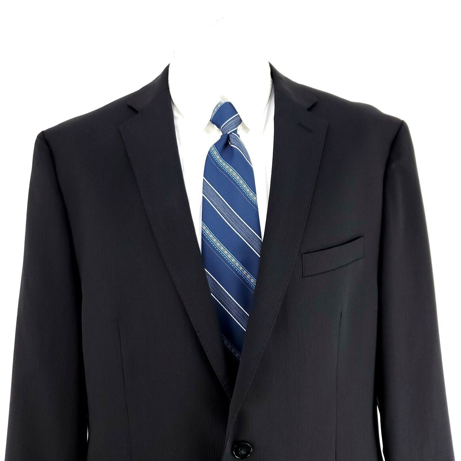 Calvin Klein Calvin Klein Wool 2 Button Blazer 42R Or Slim Fit 44R Gray H Size 42R - 1 Thumbnail