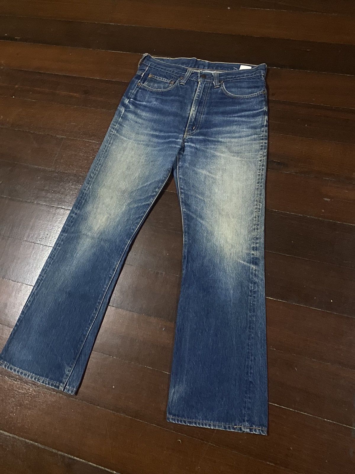 Sugar Cane AMAZING FIRE 🔥🔥 SUGAR CANE FLARE JEANS BOOT CUT Size US 32 / EU 48 - 3 Thumbnail