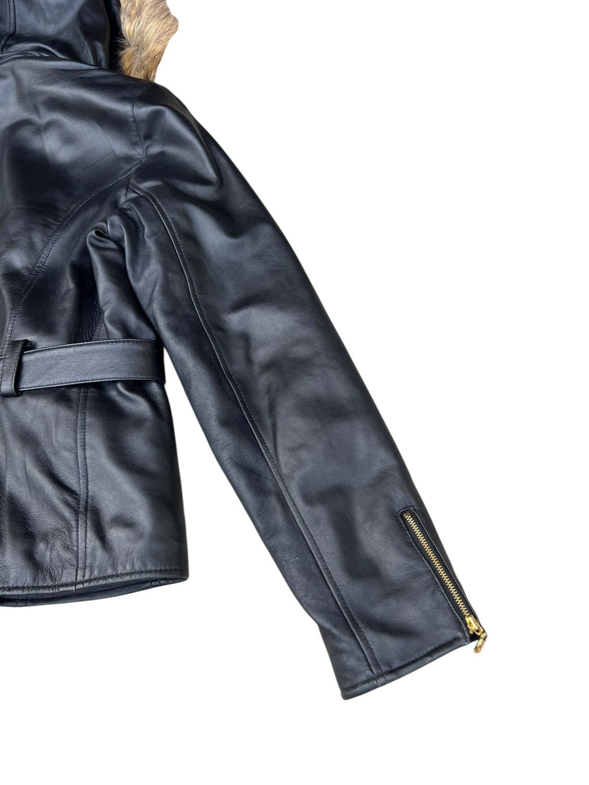 Leather Baby Phat Nappa Leather Jacket Hoodie Size L / US 10 / IT 46 - 22 Thumbnail
