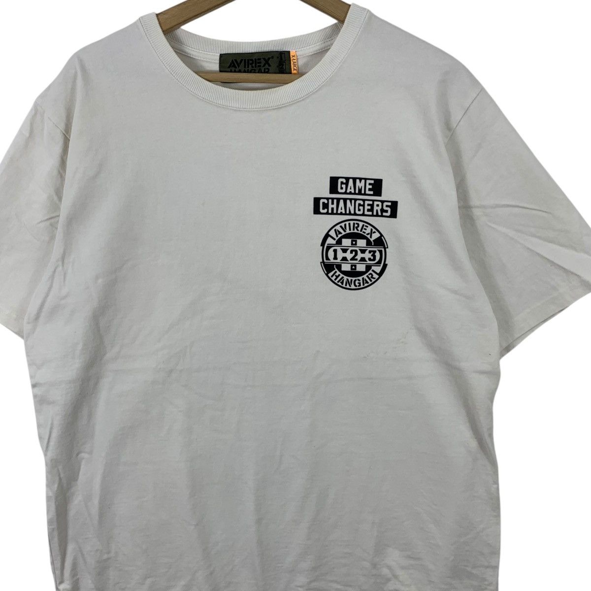 Vintage AVIREX HANGAR GAME CHANGERS Top Gun Tee Shirt Man Size US L / EU 52-54 / 3 - 3 Thumbnail