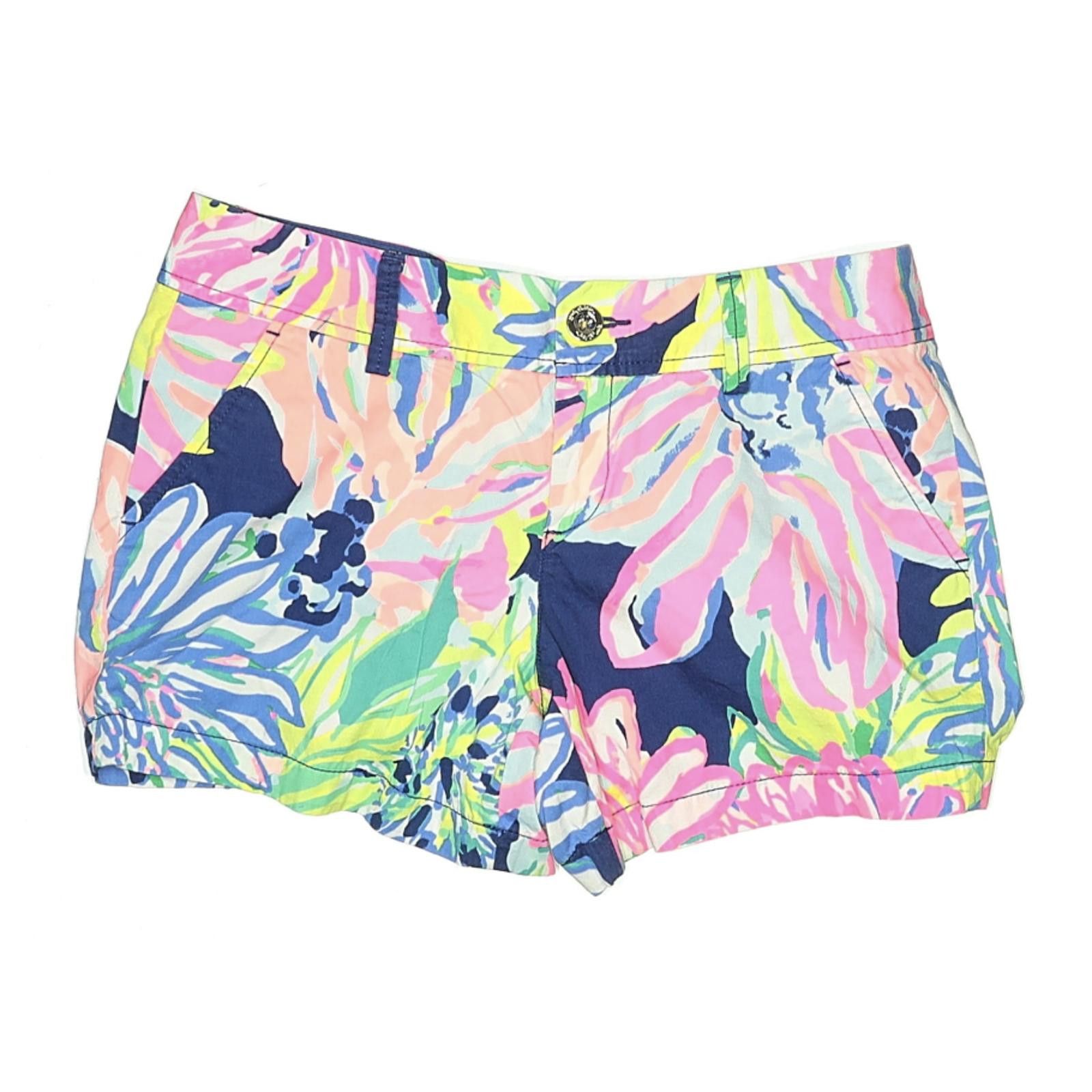 Other Lilly Pulitzer Printed Pink Vacation Shorts Size 6 Size 28" / US 6 / IT 42 - 1 Thumbnail