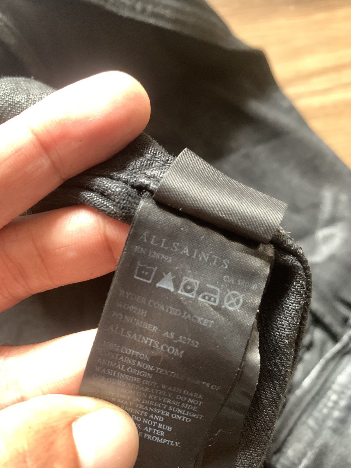 Allsaints Allsaints Ryder Coated Jacket Size S / US 4 / IT 40 - 7 Thumbnail