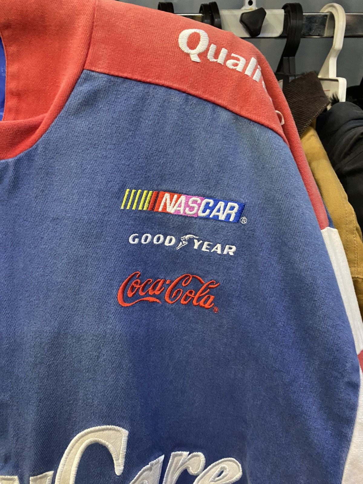 NASCAR OFFER ME NOW ‼️VTG NASCAR Racing Jacket Ford 🔥 Size US XL / EU 56 / 4 - 8 Thumbnail