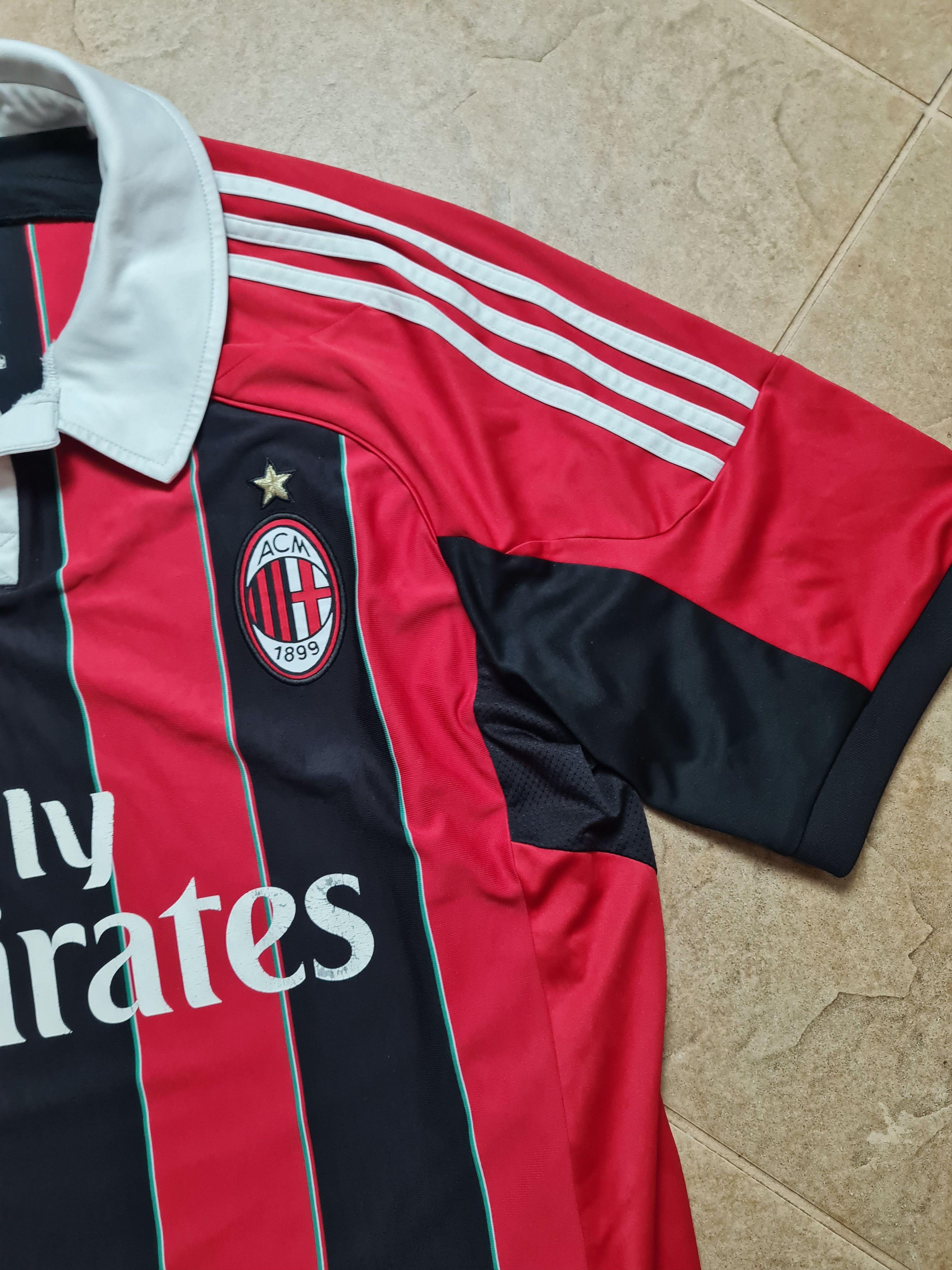 Adidas AC Milan Home Football Shirt 2012-13 Adidas X23680 Size US XL / EU 56 / 4 - 5 Thumbnail