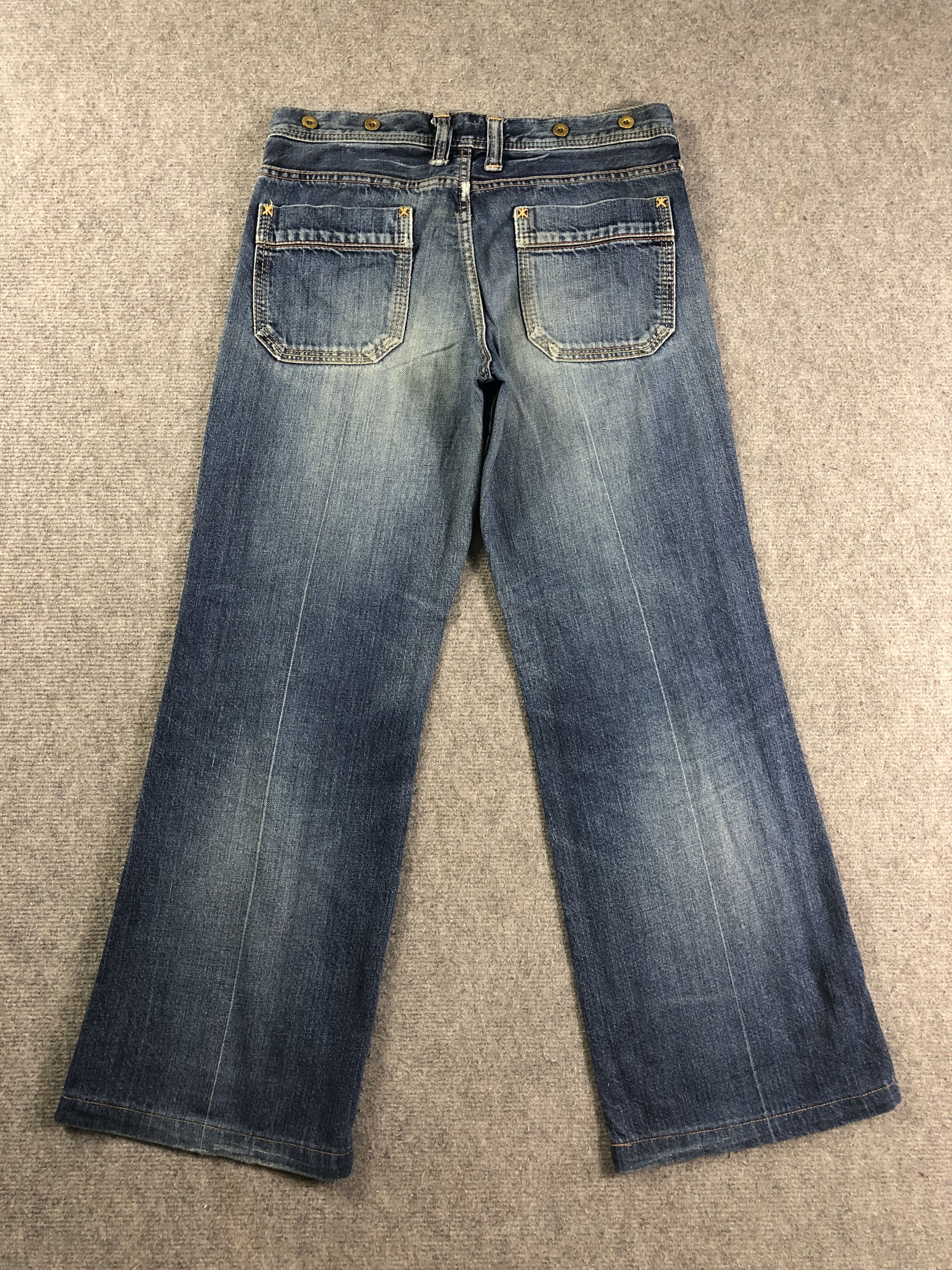 Other DMG Flare Denim Jeans 31x28 Size 31" - 12 Thumbnail
