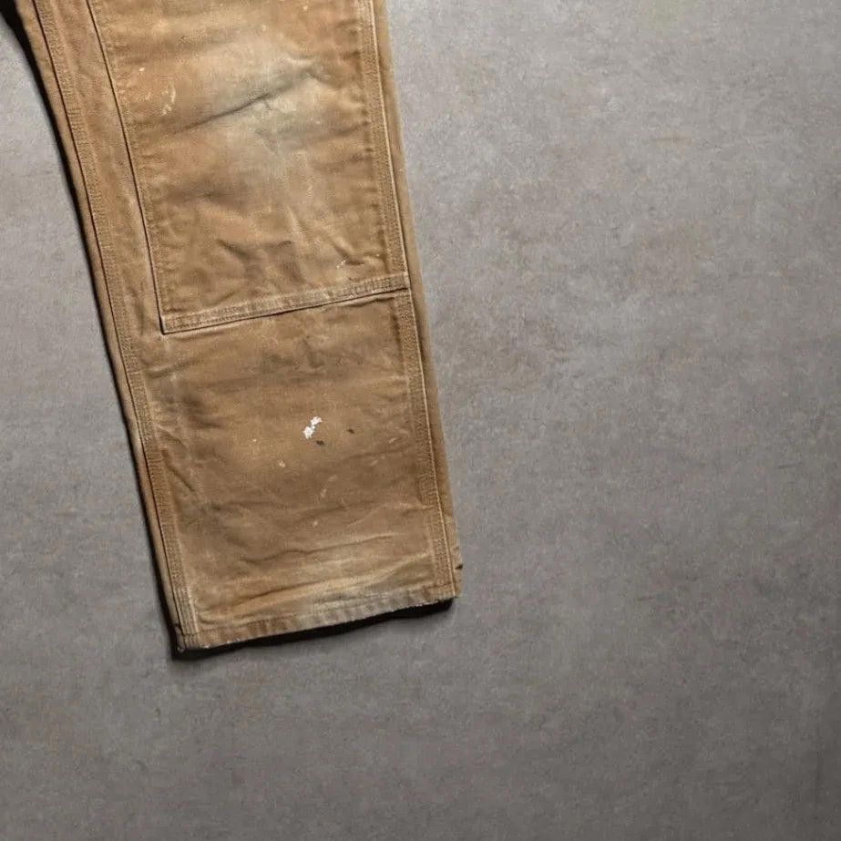 Carhartt Vintage Carhartt Tan Double Knee Pants - 36x30 Size US 36 / EU 52 - 9 Thumbnail