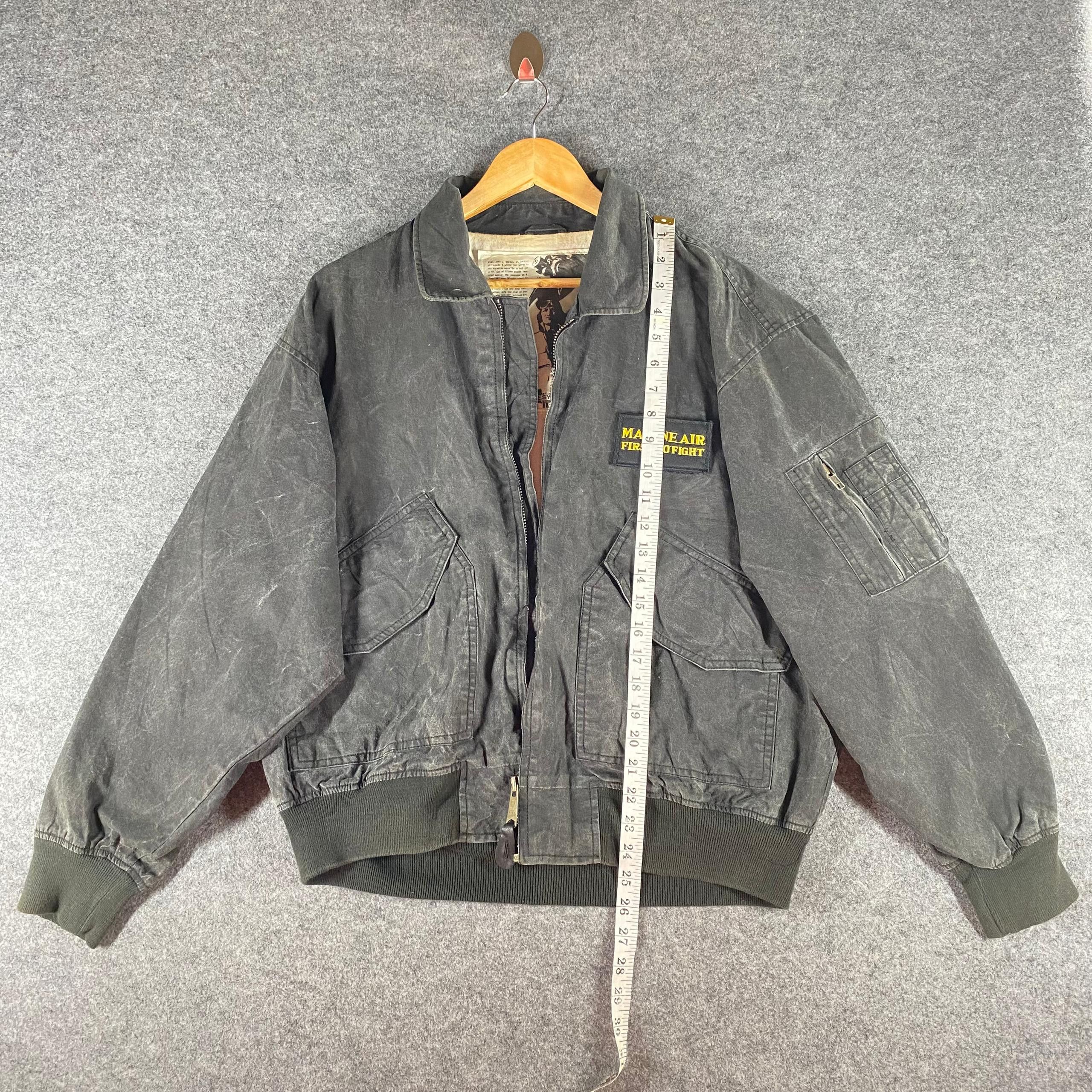 Japanese Brand Vintage Us Marine Air Fressy Hotts Bombers Jacket Size US L / EU 52-54 / 3 - 5 Thumbnail