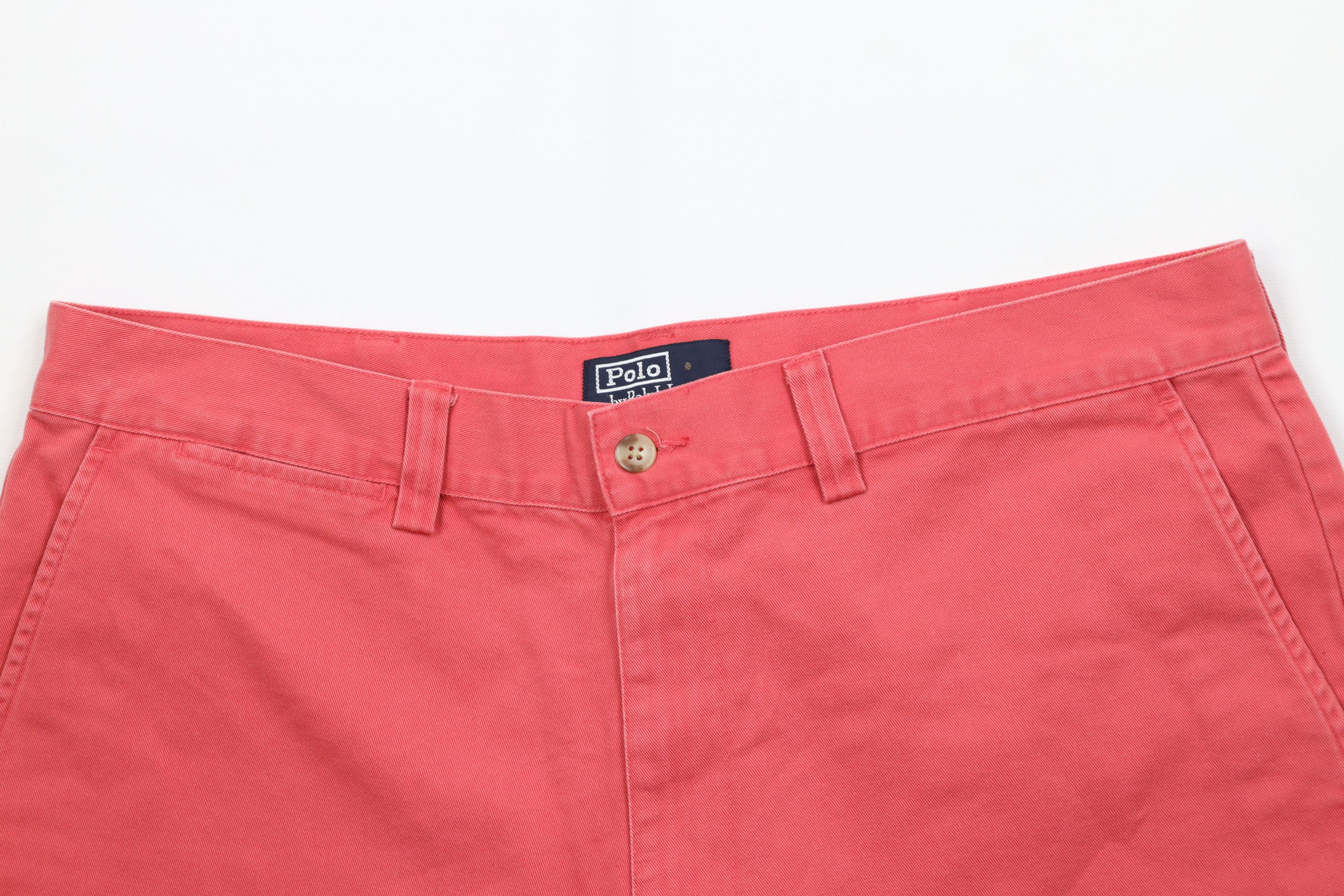 Ralph Lauren Vintage 90s Ralph Lauren Above Knee Cotton Chino Shorts Size US 36 / EU 52 - 2 Thumbnail