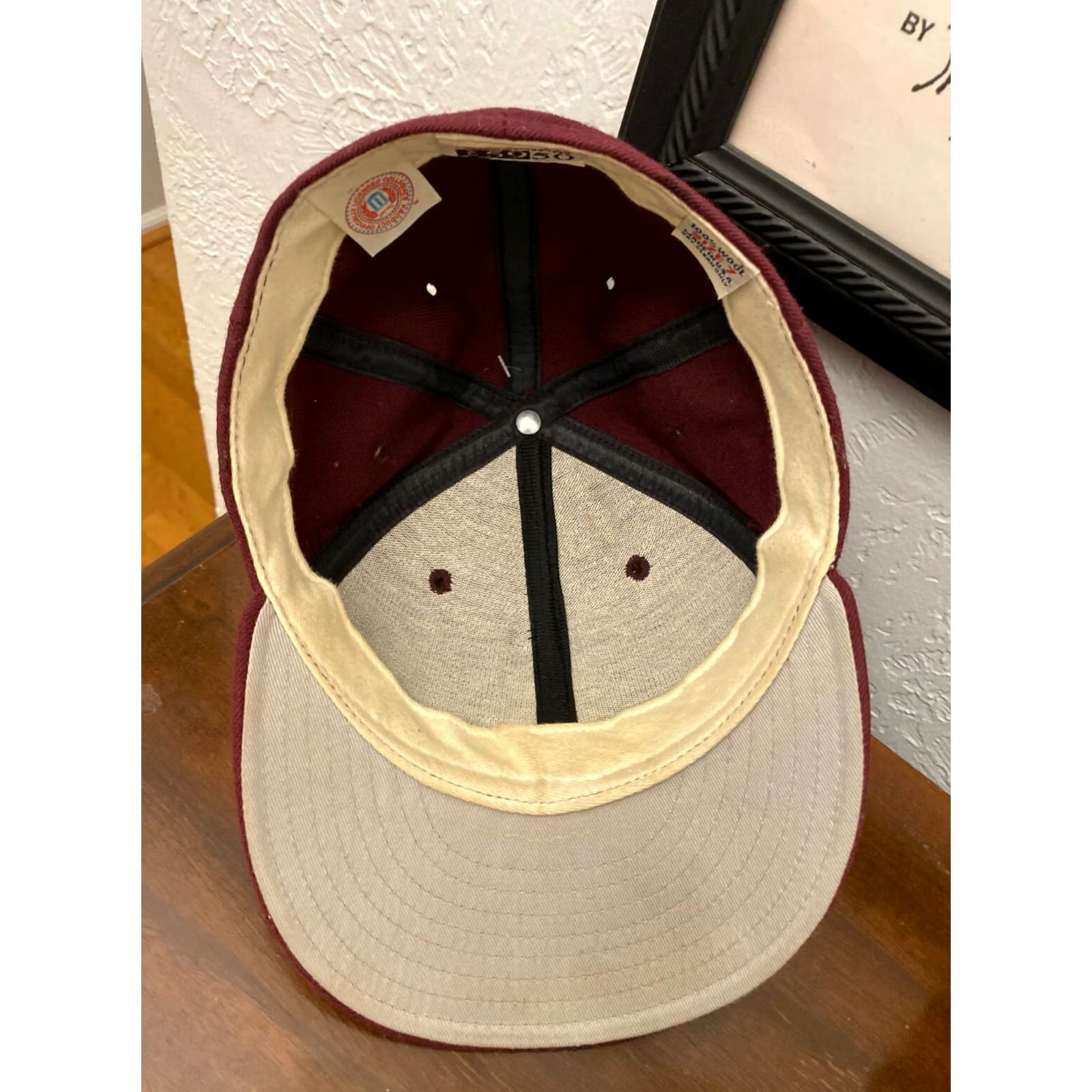 New Era VTG 80s Arizona State ASU New Era Fitted Hat Cap 7 OSU 100% Wool USA Black Mens Baseball 1990s Size ONE SIZE - 4 Thumbnail
