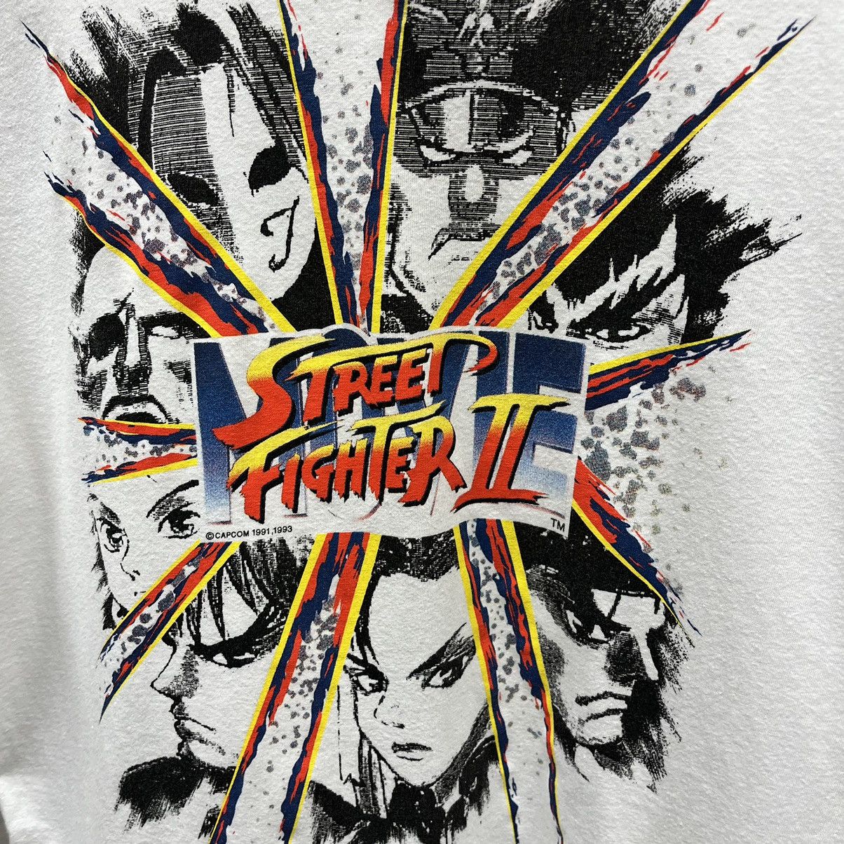 Vintage Street Fighter II Vintage 1993 Top Fair by Gunze T-Shirt M/L Size US M / EU 48-50 / 2 - 2 Thumbnail