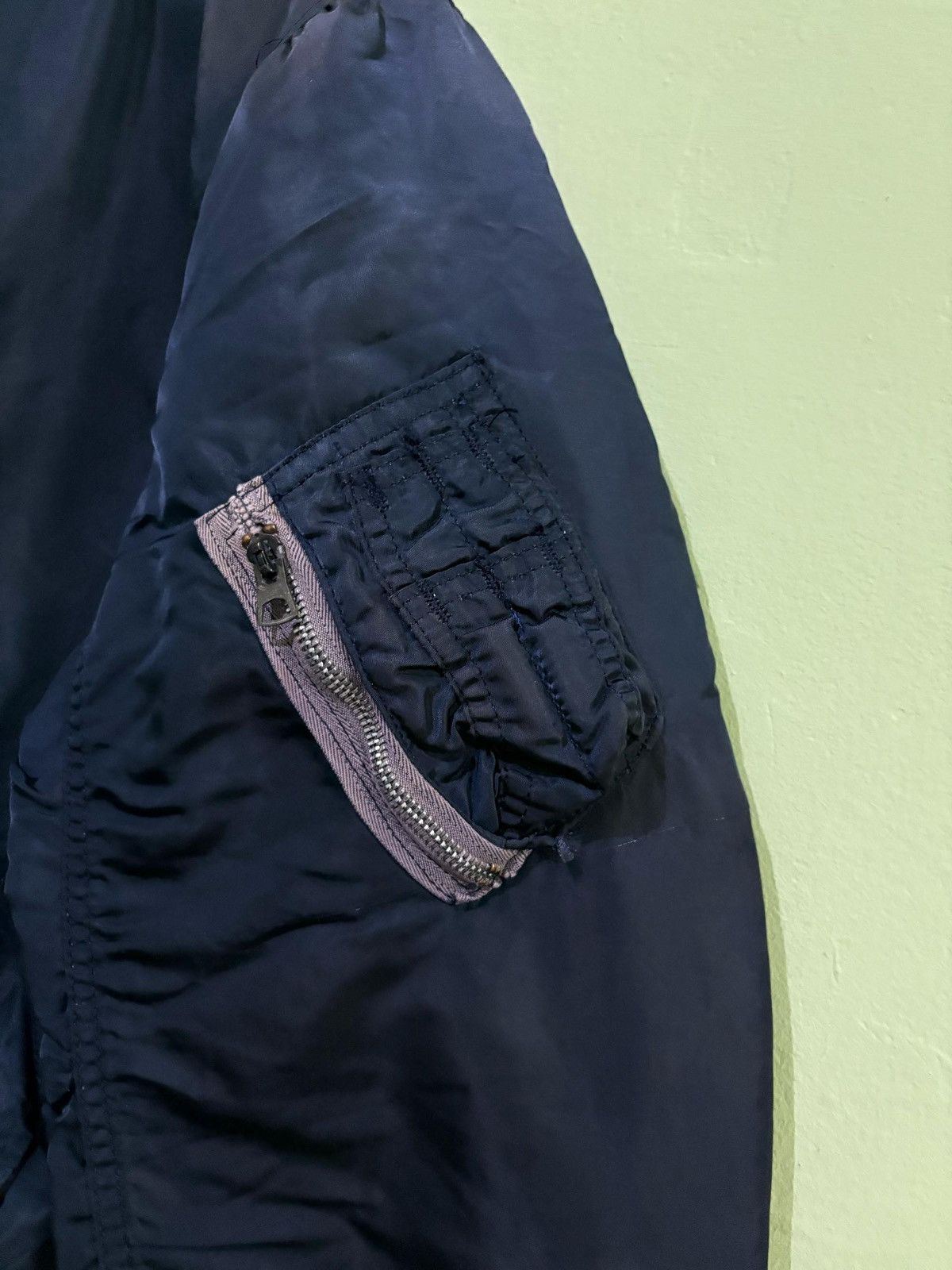 Alpha Industries × Vintage Vintage Alpha Industries MA-1 Flight Jacket Bomber Jacket Size US L / EU 52-54 / 3 - 6 Thumbnail