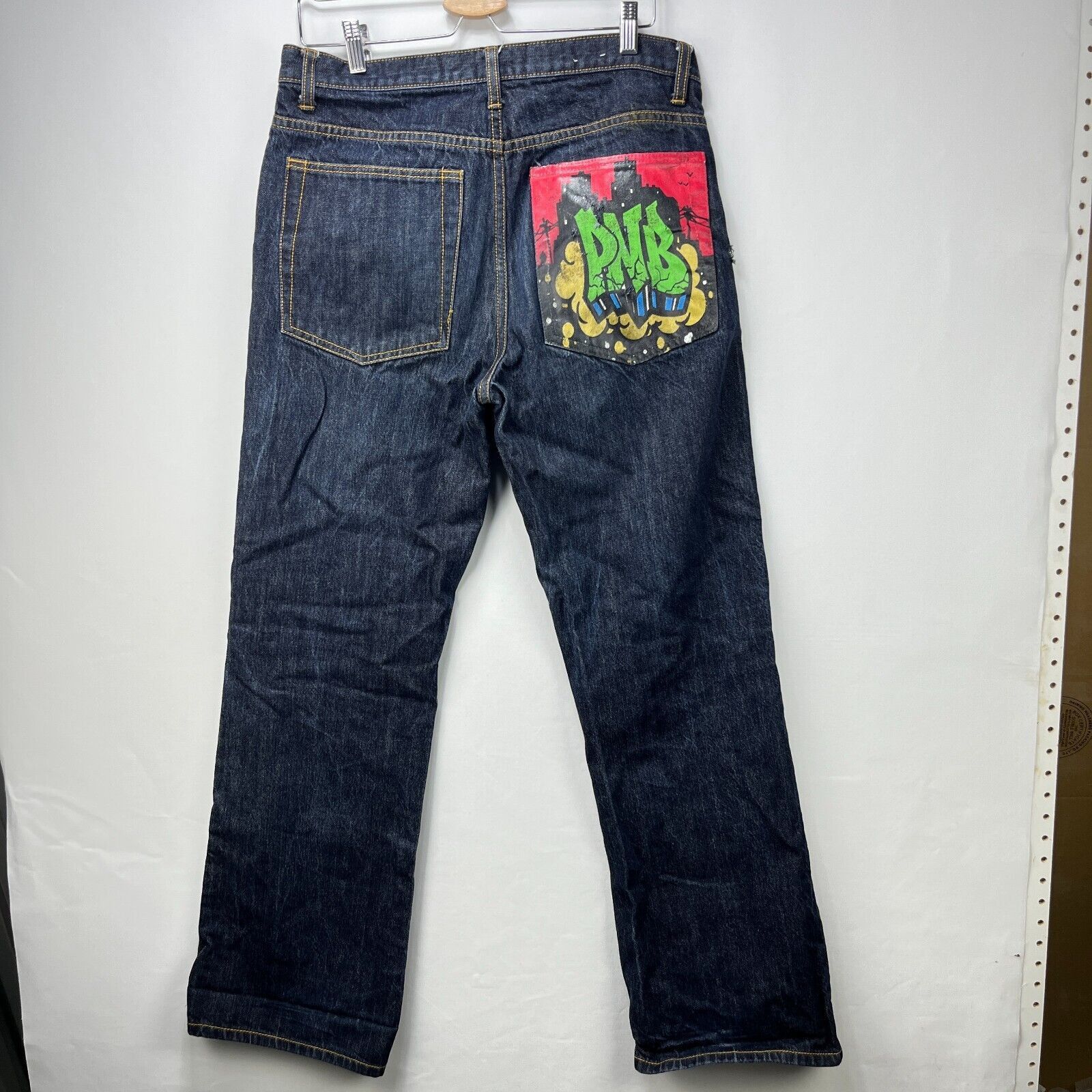 Vintage Vintage Y2K PNB Nation Baggy Jeans 34 Skater Grafiti Hip Hop Size US 34 / EU 50 - 1 Thumbnail