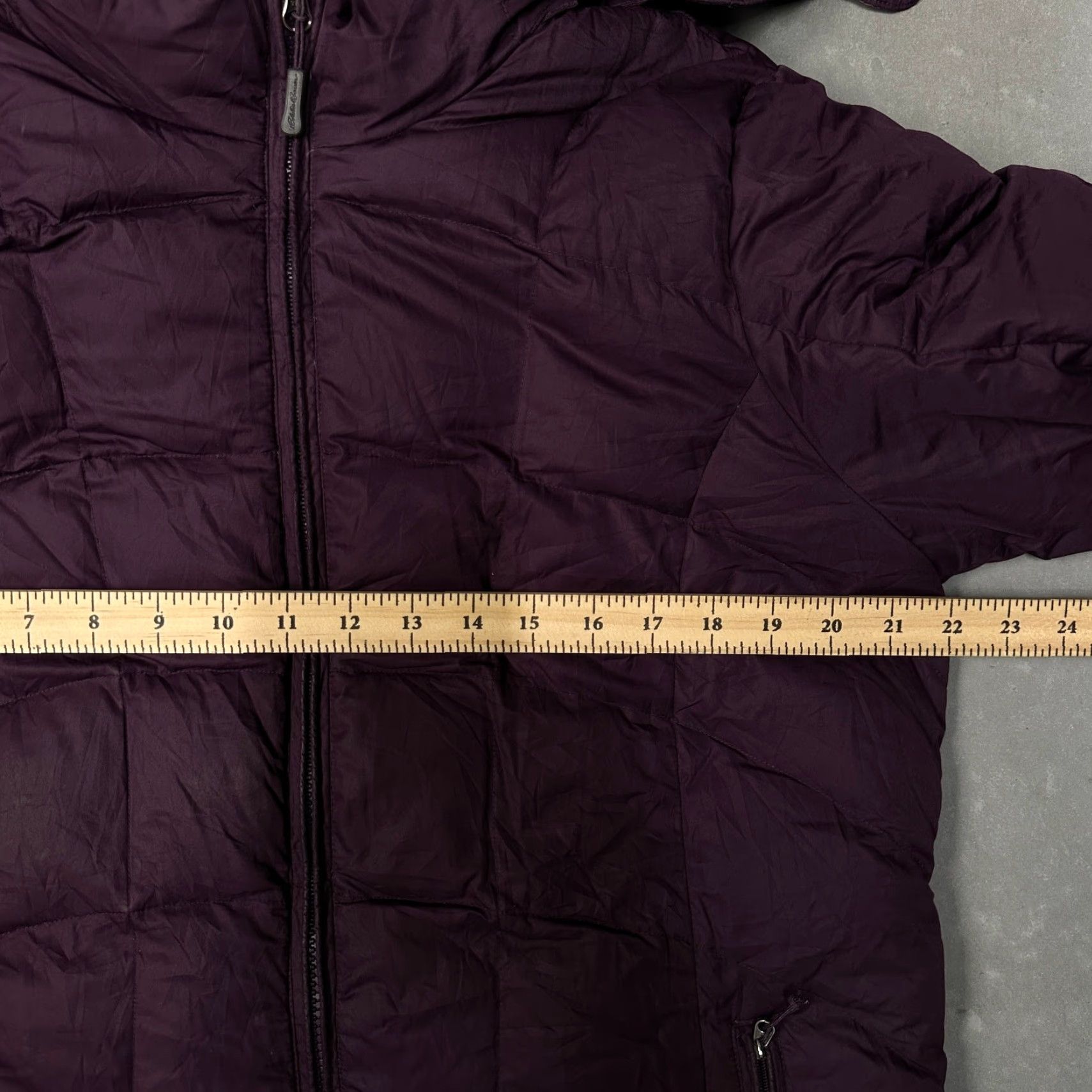 Eddie Bauer Eddie Bauer Sun Valley Goose Down Parka Jacket Women L 650 Fill Fur Hood Parka Coat Long Purple Womens Size L / US 10 / IT 46 - 4 Thumbnail