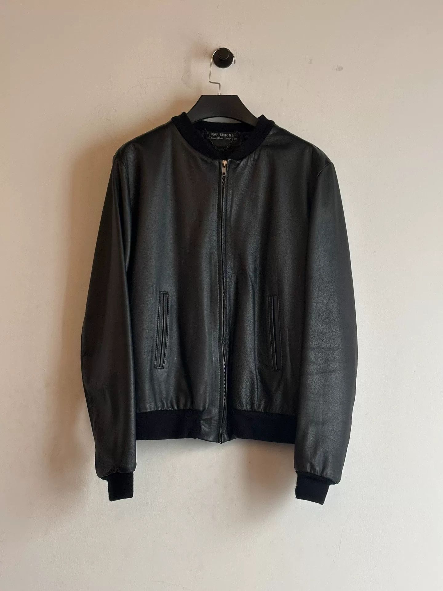Raf Simons raf simons aw 1998 leather bomber jacket Size US M / EU 48-50 / 2 - 1 Thumbnail