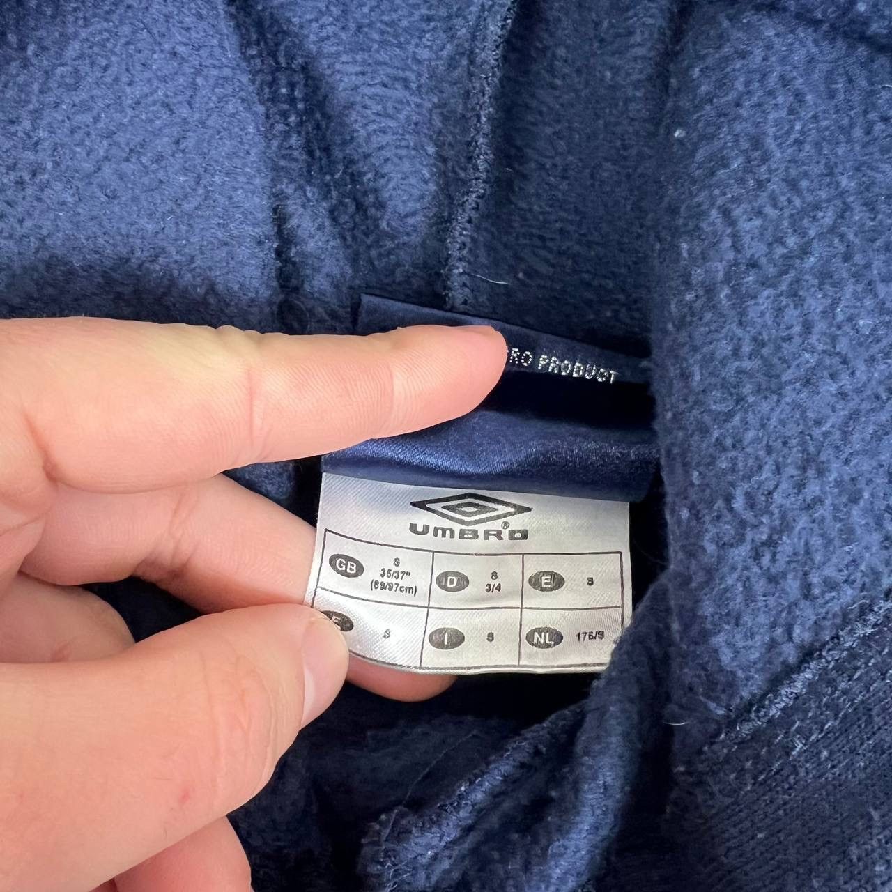 Umbro Umbro Vintage Hoodie 90s Big Embroidered Logo Baggy Fit Size US XS / EU 42 / 0 - 6 Thumbnail