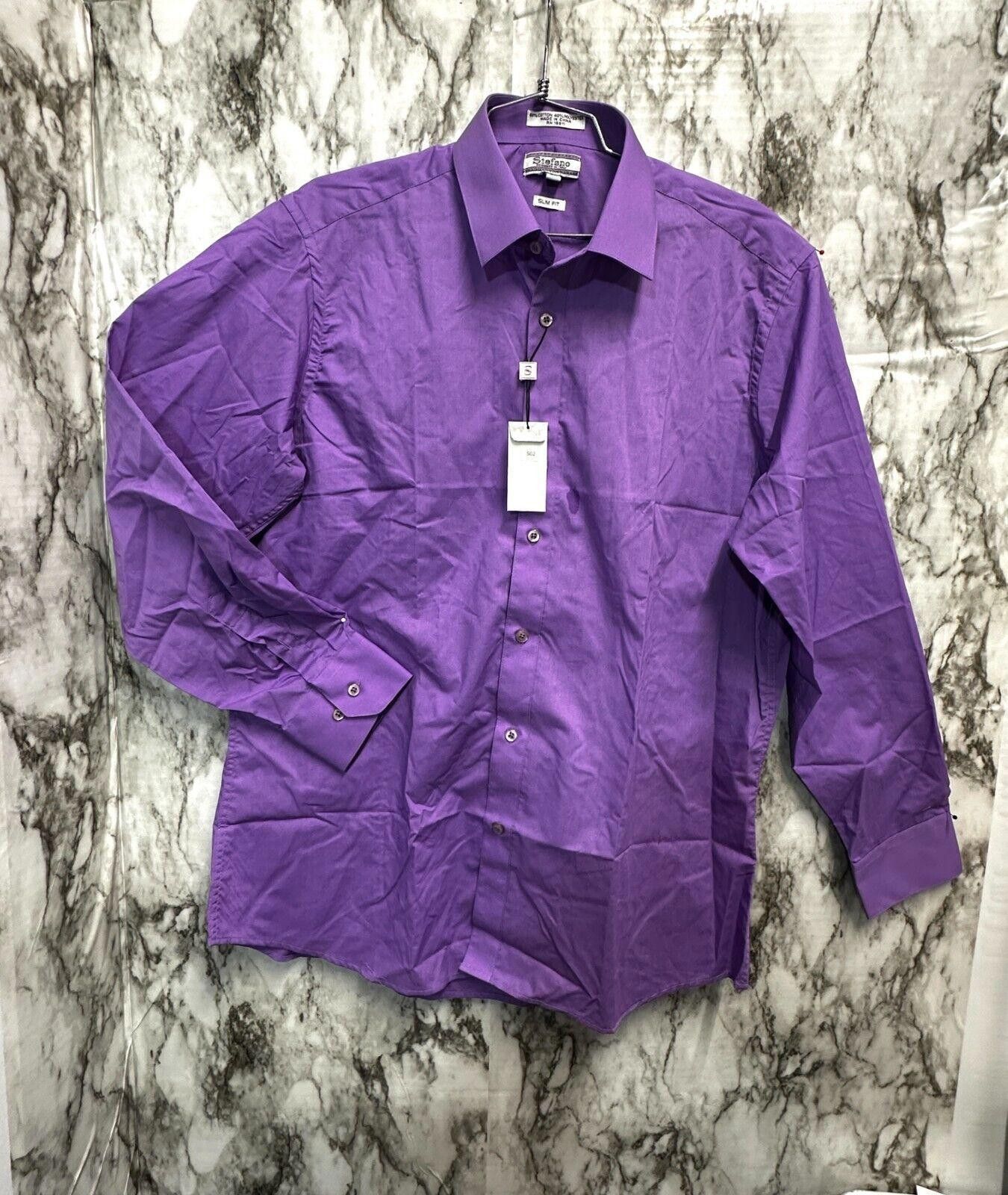Designer Stefano slim fit shirt size 16.1/2 - 32/33 Size US L / EU 52-54 / 3 - 1 Thumbnail