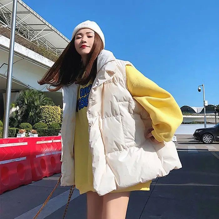 Winter Women's Cold Coat Padded Jacket Vest