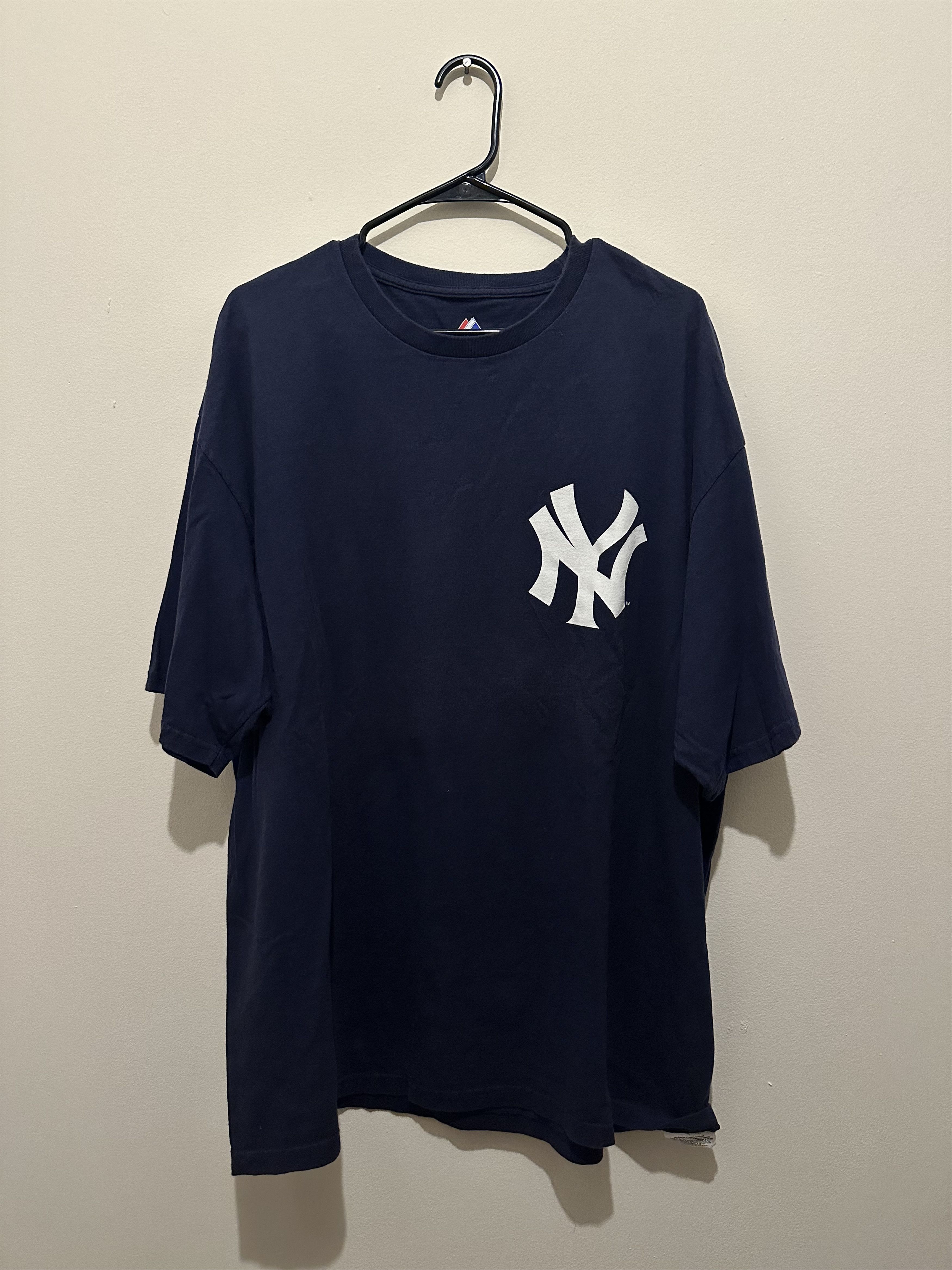 Majestic New York Yankees Derek Jeter Shirt Size US XXL / EU 58 / 5 - 1 Thumbnail