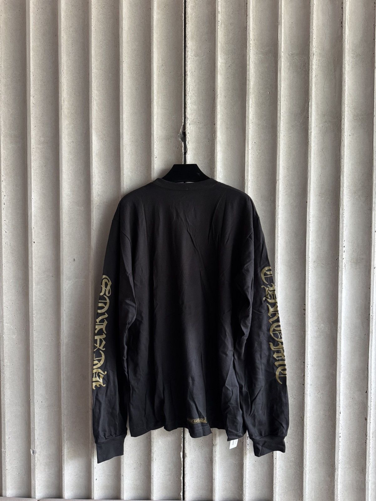 Chrome Hearts CHROME HEARTS LONG SLEEVE NECK CH SCRIPT ARMY GREEN/BLACK Size US L / EU 52-54 / 3 - 2 Thumbnail