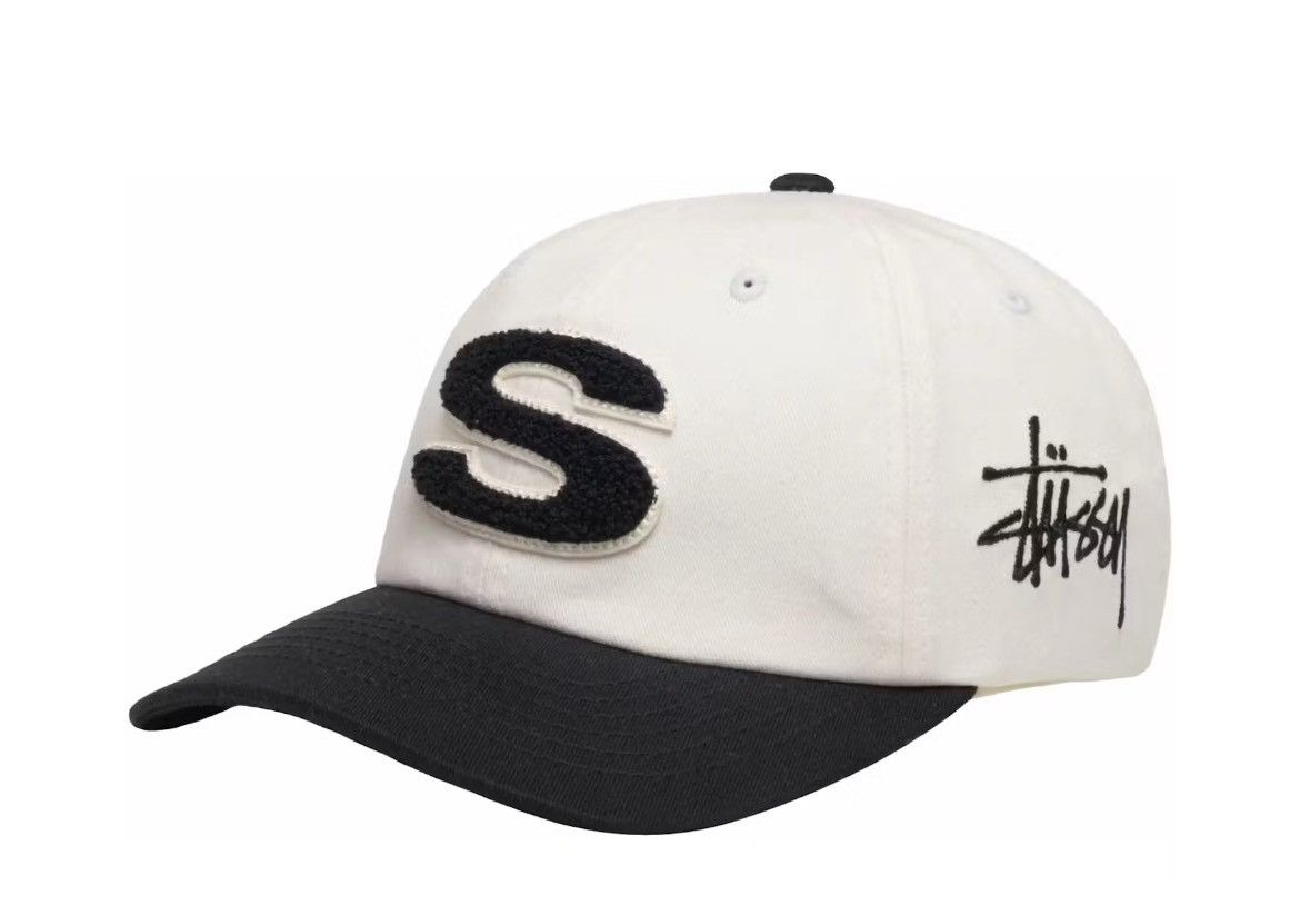 Stussy Stussy Low Pro Chenille S Snapback White Size ONE SIZE - 2 Thumbnail