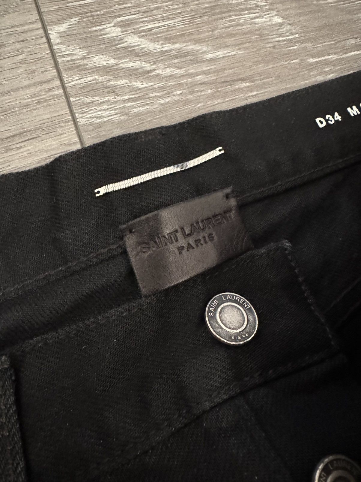 Saint Laurent Paris D34 Mick Jeans Osaka Black Size US 26 / EU 42 - 4 Thumbnail