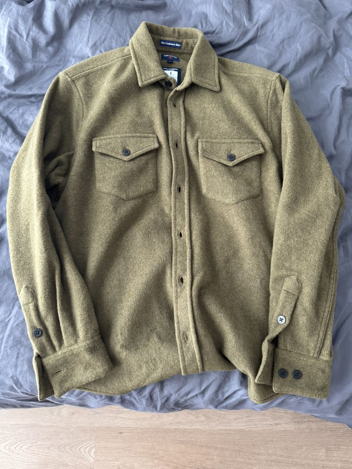 Noah Noah Cashmere CPO Shirt Size US L / EU 52-54 / 3 - 1 Thumbnail