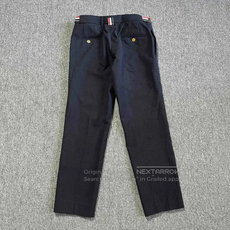 Thom Browne Thom Browne Navy Wool Casual Pants . Size US 38 / EU 54 - 3 Thumbnail