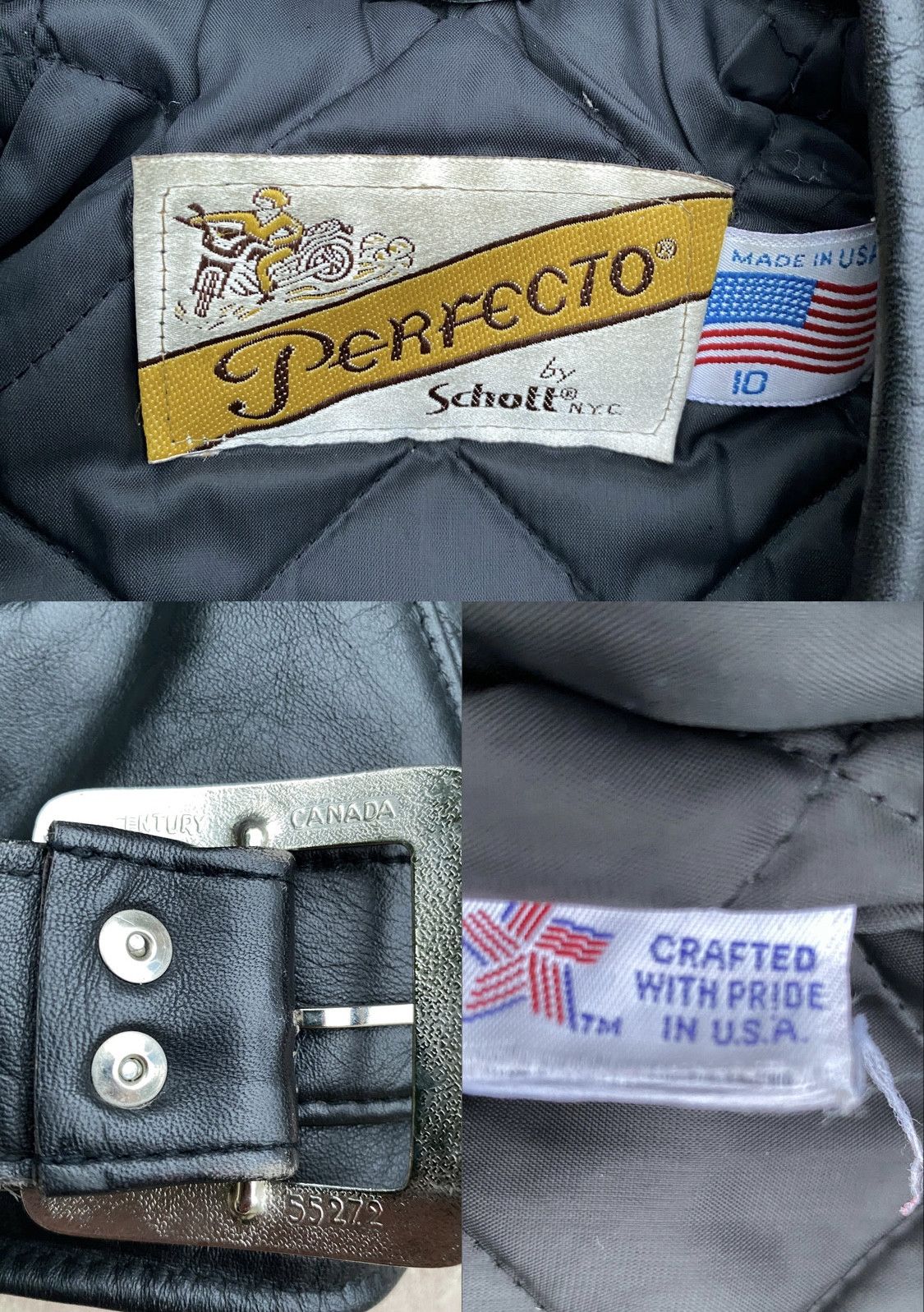 Schott × Vintage Schott Perfecto 608w Oversized Vintage Biker Jacket Size M / US 6-8 / IT 42-44 - 17 Thumbnail