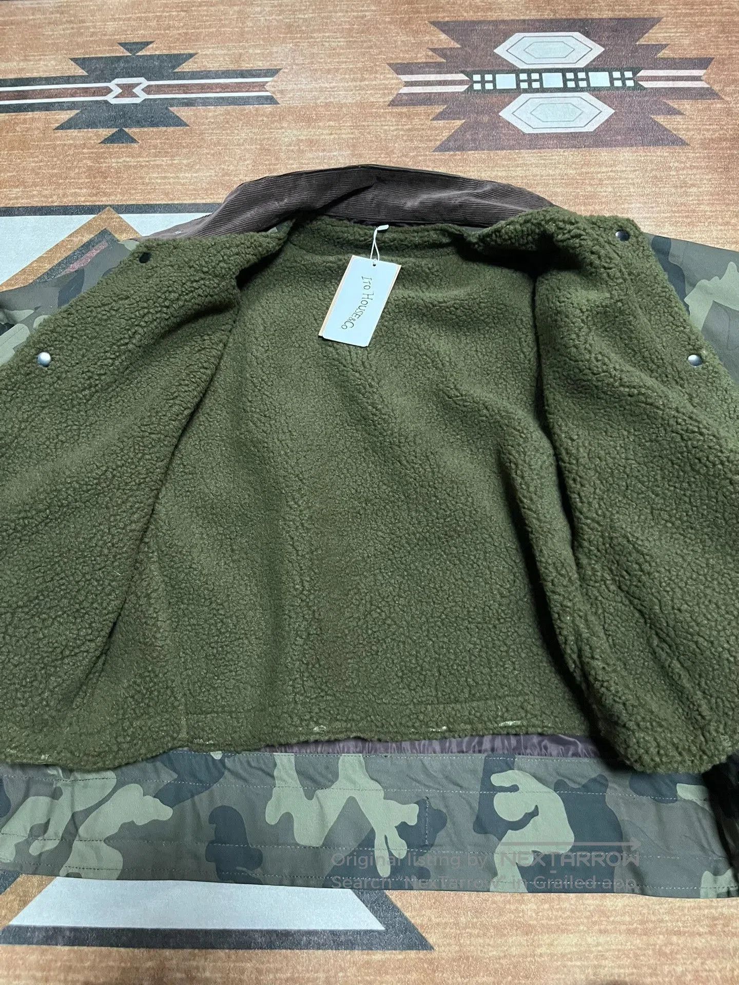 Other ITOHOUE Camo Swiss Moto Jacket Removable Liner. Size US XXS / EU 40 - 4 Thumbnail