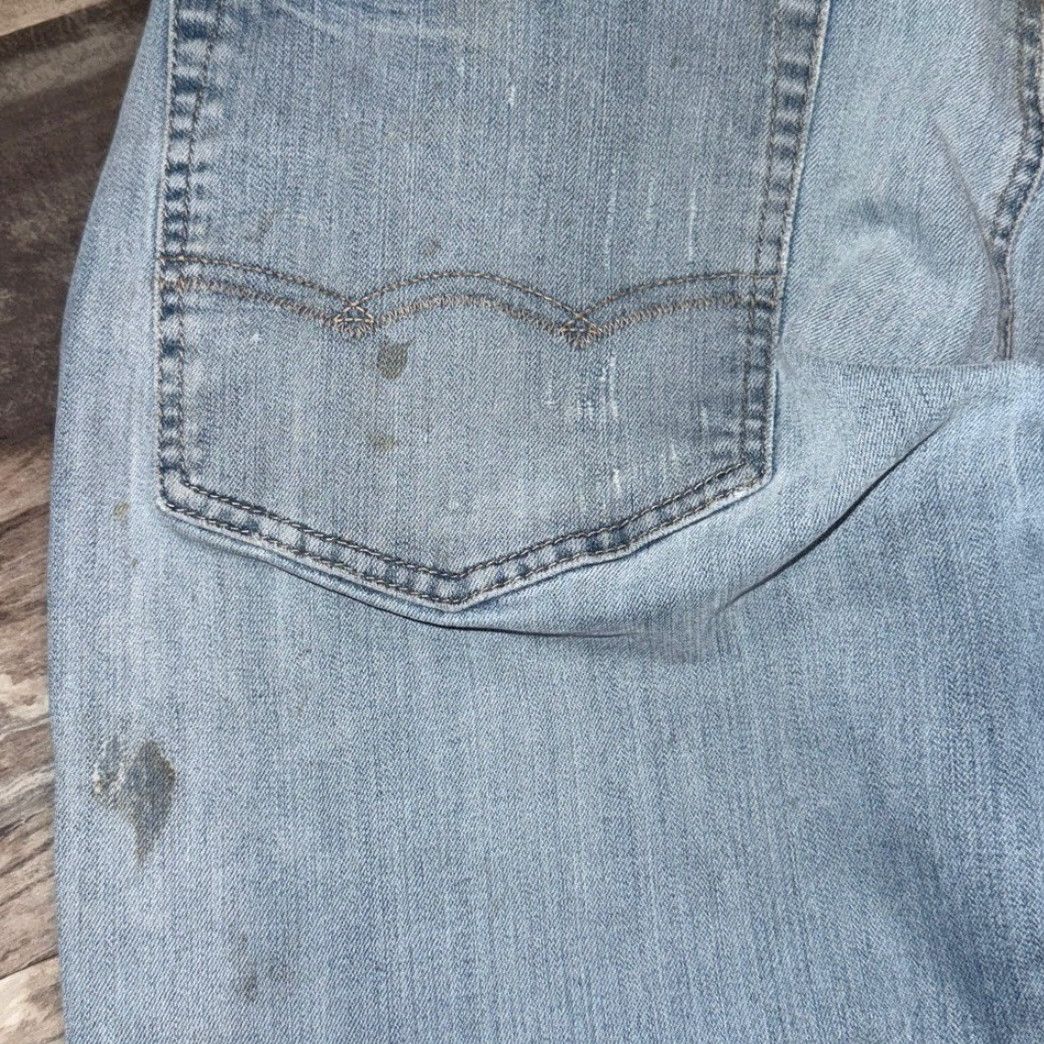 American Eagle Outfitters American Eagle Outfitters Jeans 32X30 Men Blue Distressed Denim 4 Pair Extreme Flex Straight Inseam 30 - Holes Stains Wear Size US 32 / EU 48 - 5 Thumbnail