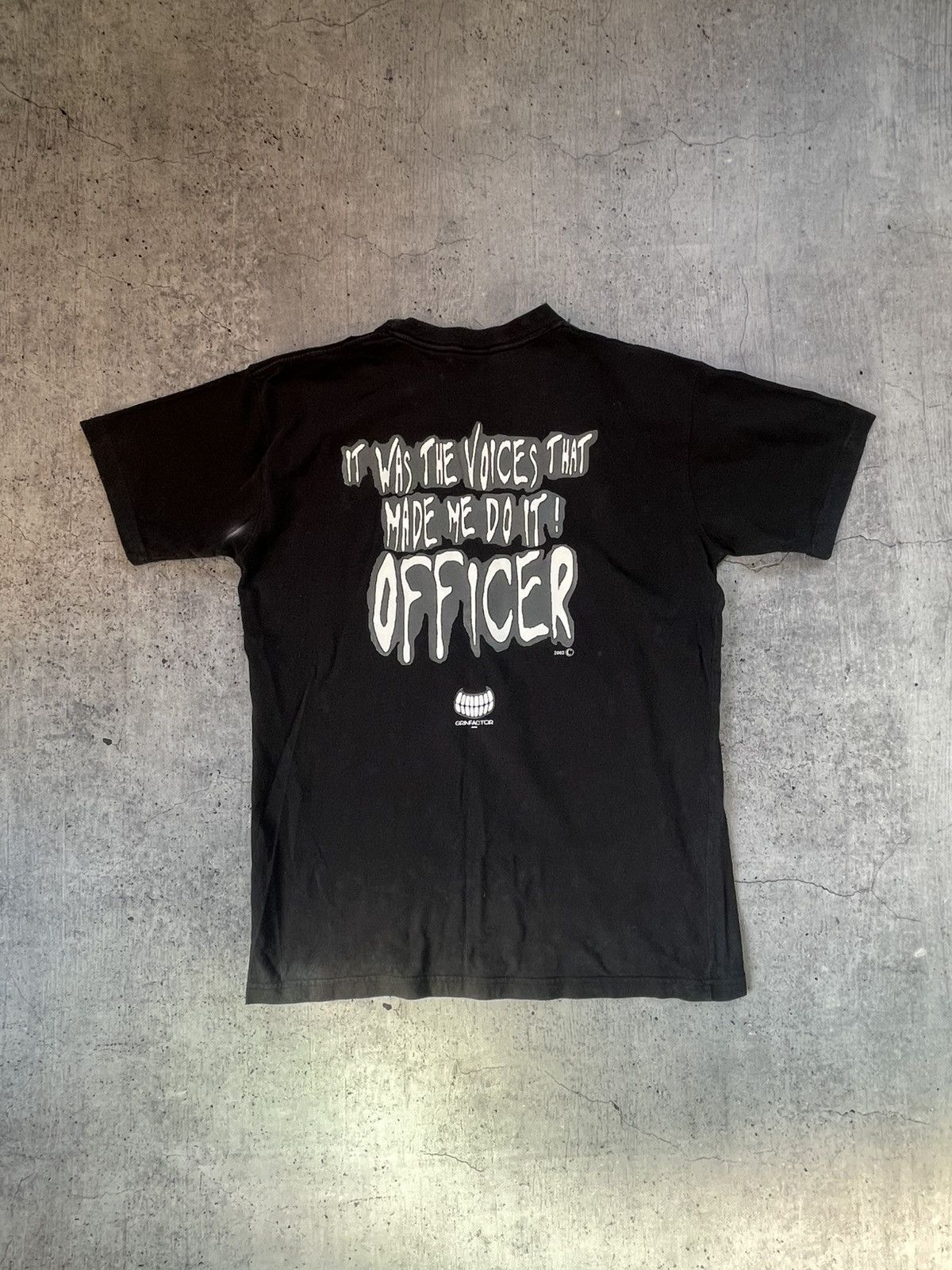 Vintage Vintage Grinfactor T-Shirt Black Size US L / EU 52-54 / 3 - 2 Thumbnail