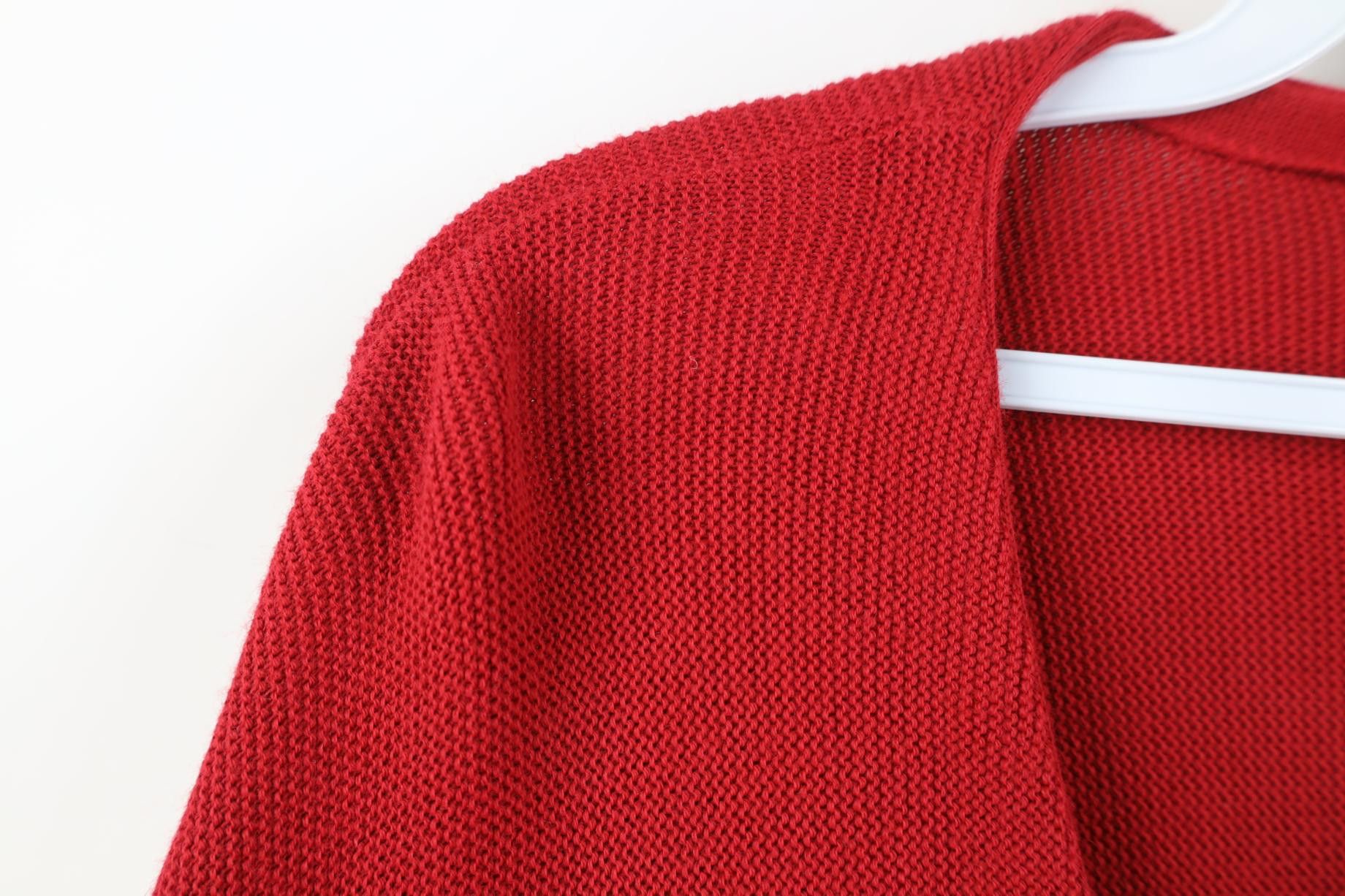 Dockers Deadstock Vintage 90s Dockers Golf Knit Cardigan Sweater Red Size US XL / EU 56 / 4 - 7 Thumbnail