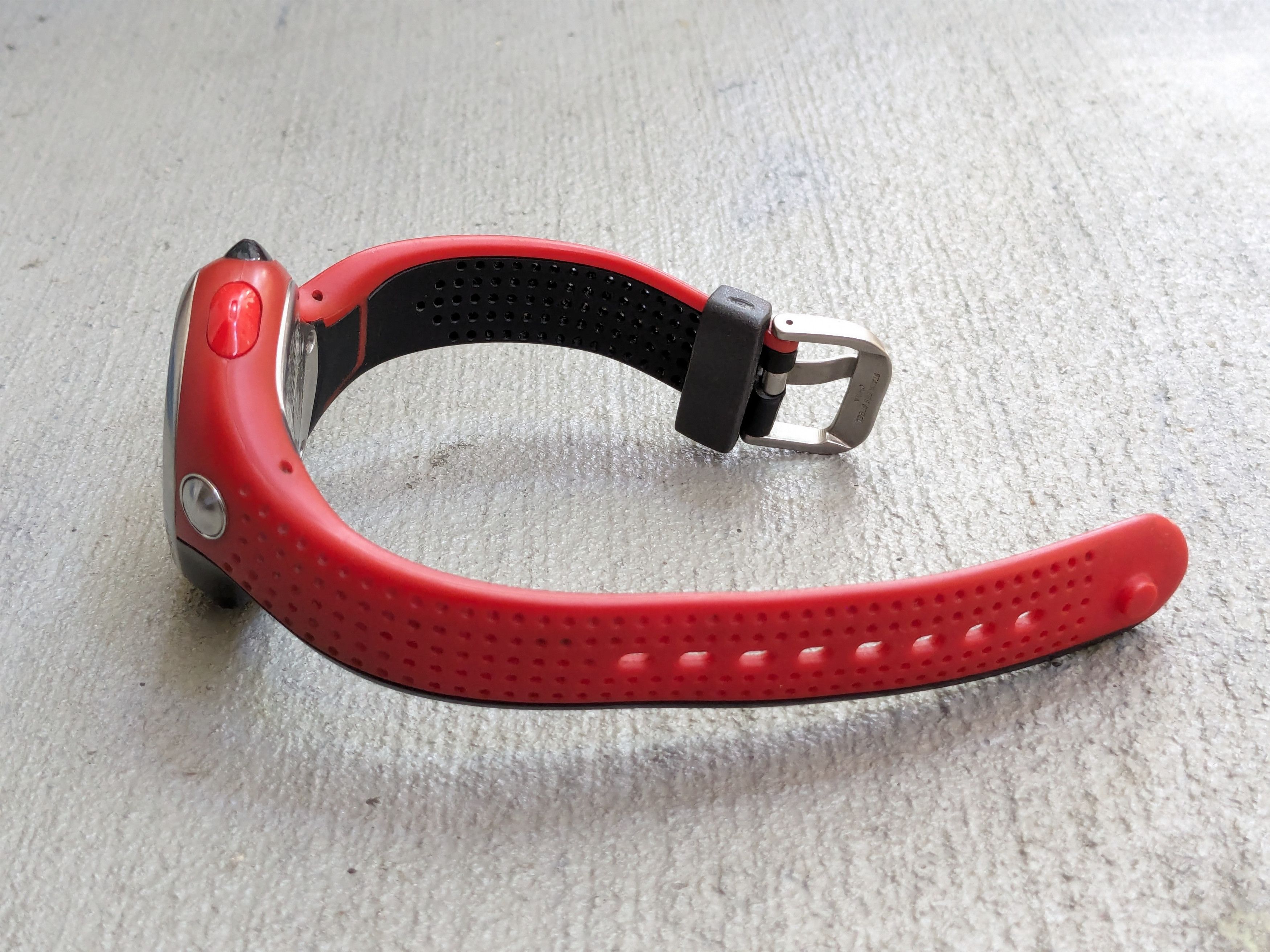 Nike Nike Triax Fury Watch Black Red Digital Rubber Sports Size ONE SIZE - 5 Thumbnail