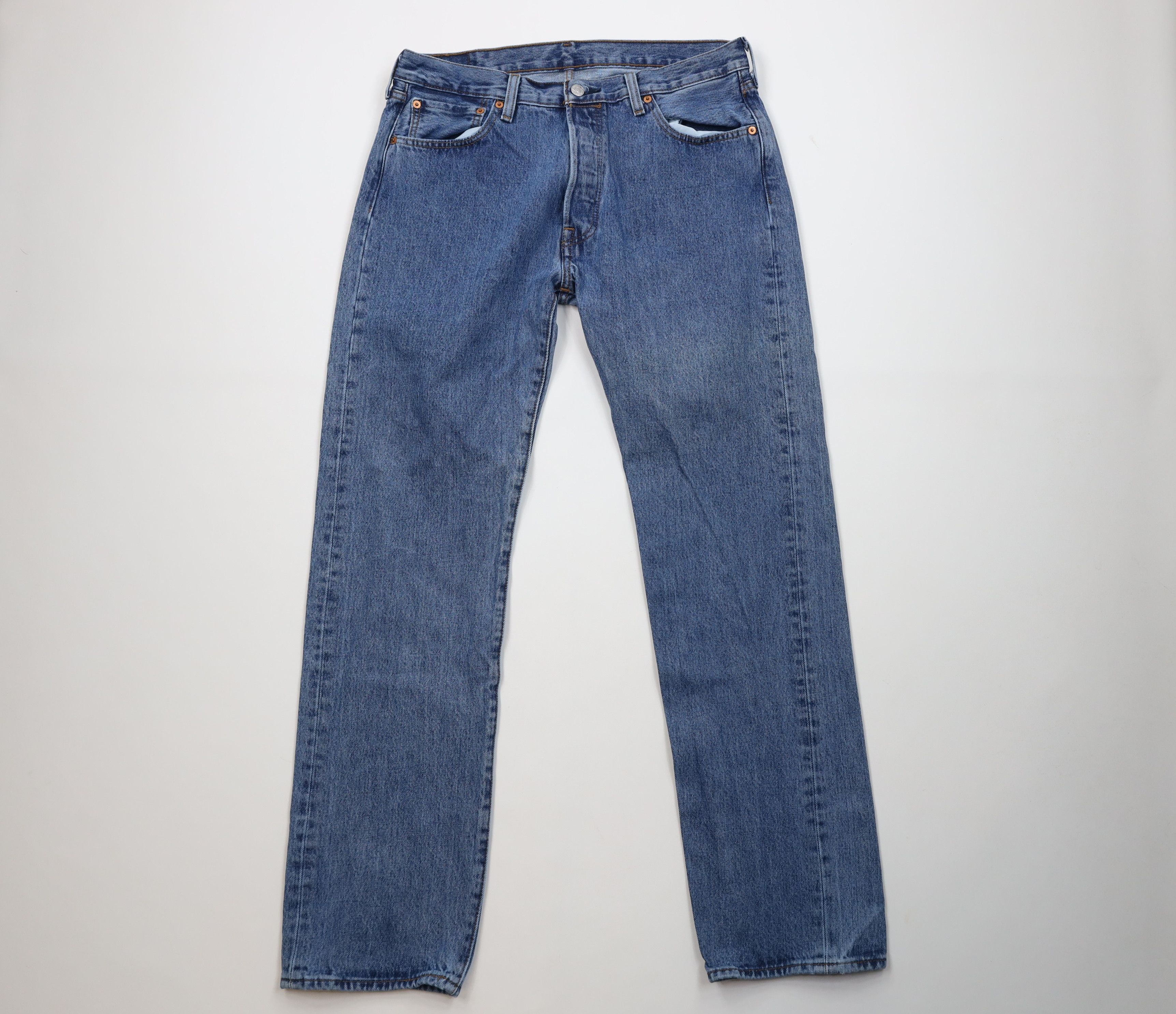 Levi's Vintage Y2K Levis 501xx Button Fly Original Fit Denim Jeans Size US 34 / EU 50 - 1 Thumbnail