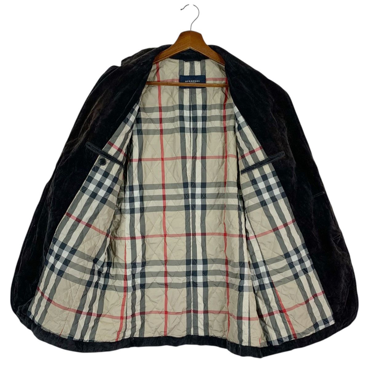 Burberry Vintage Burberry London Corduroy Jacket Size US XL / EU 56 / 4 - 5 Thumbnail