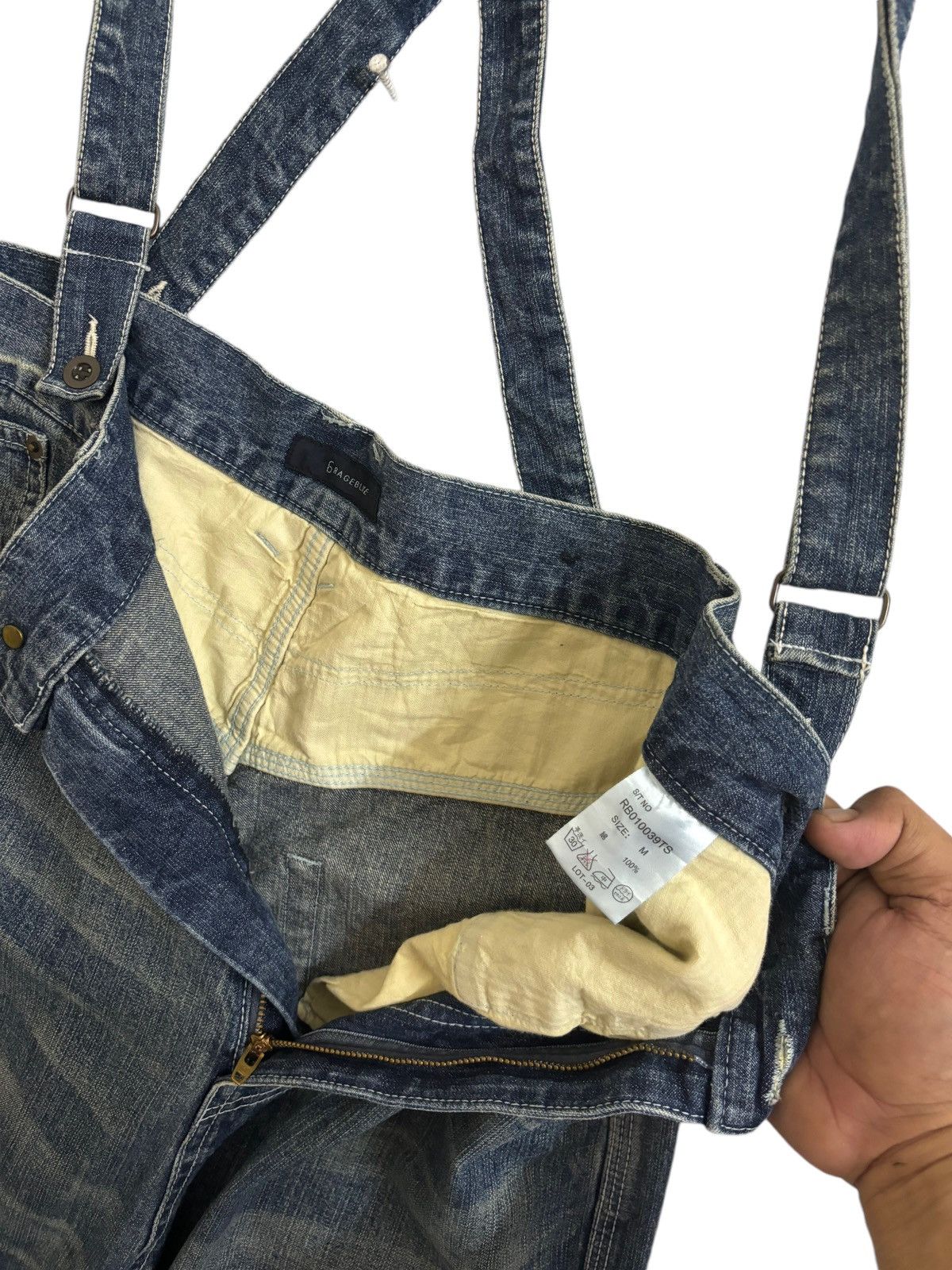 If Six Was Nine × Japanese Brand GARAGE BLUE JAPANESE BRAND BAGGY STYLE DENIM Size US 32 / EU 48 - 5 Thumbnail