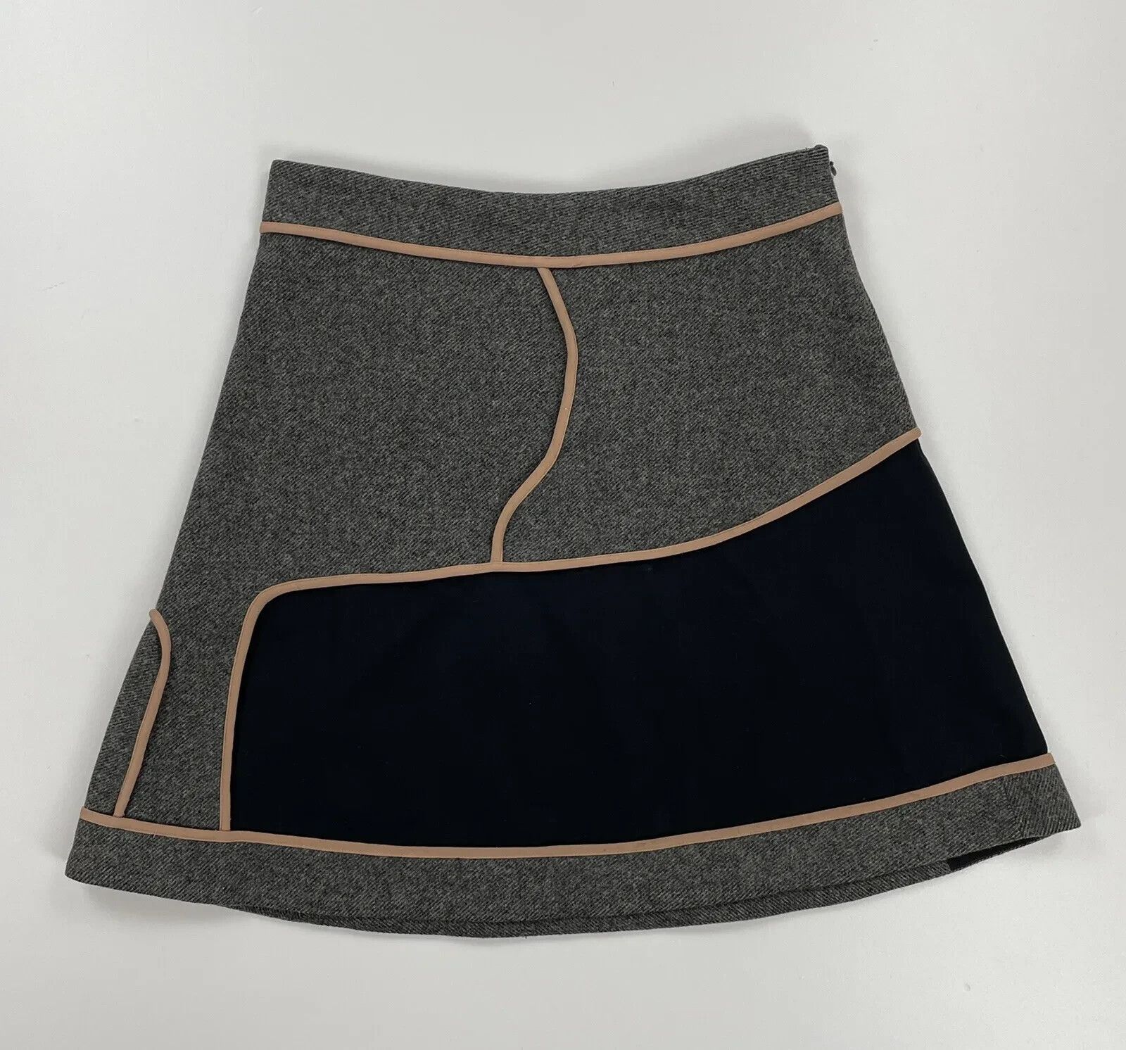 Marni MARNI Wool Short A-line Womens Skirt Grey Size 40 Size 27" / US 4 / IT 40 - 5 Thumbnail