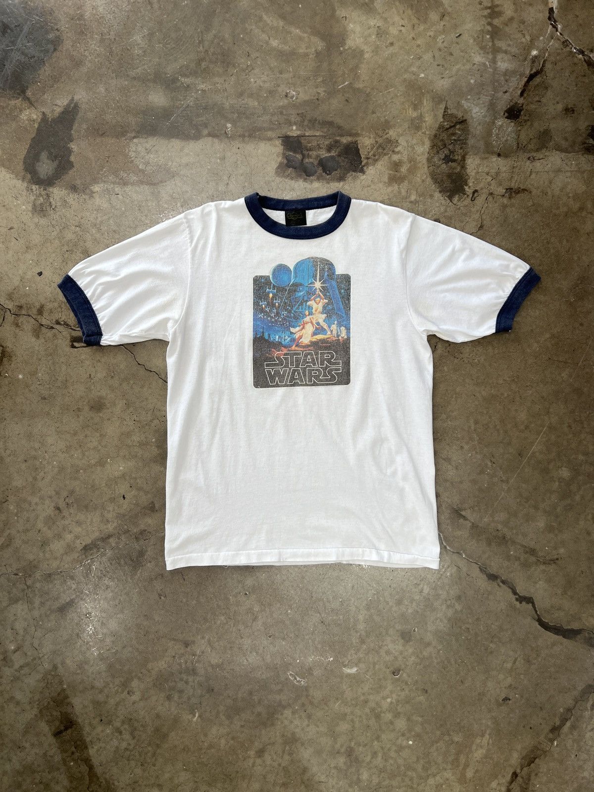 Star Wars True Vintage Star Wars: A New Hope Ringer Tee Large Size US L / EU 52-54 / 3 - 2 Thumbnail