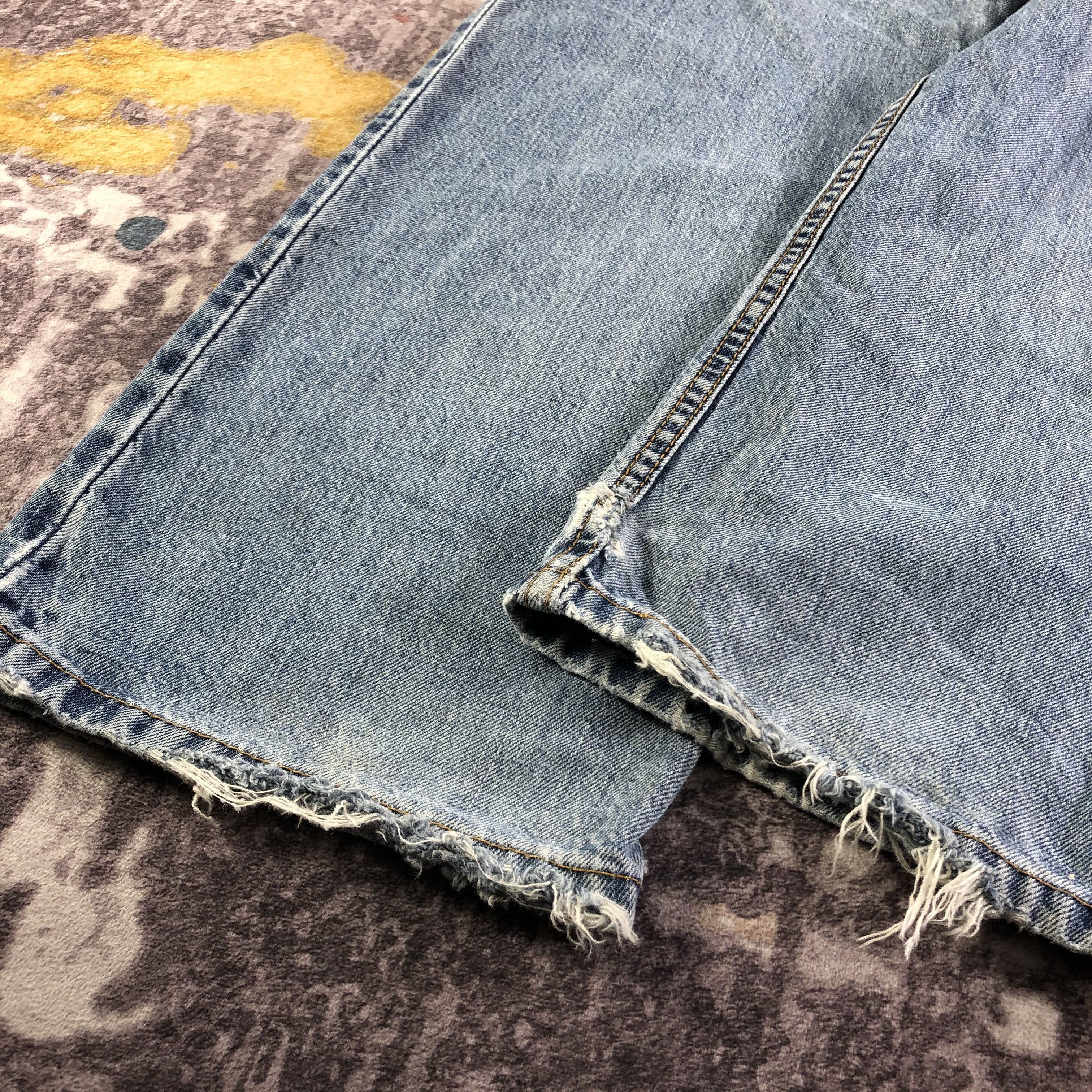 Levi's × Vintage Vintage Blue Wash Levis 529 Jeans-JM3376 Size 33" - 6 Thumbnail