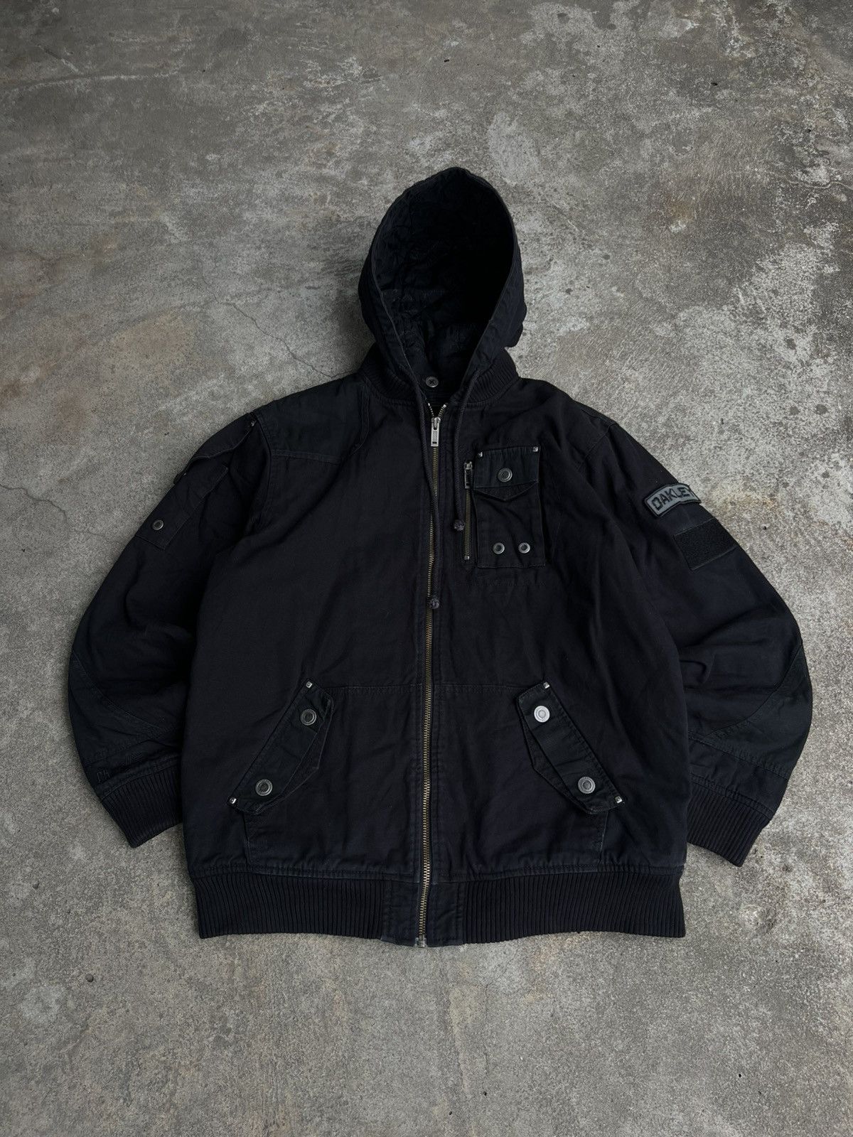 Crazy Vintage Oakley Detroit Jacket type software skull y2k