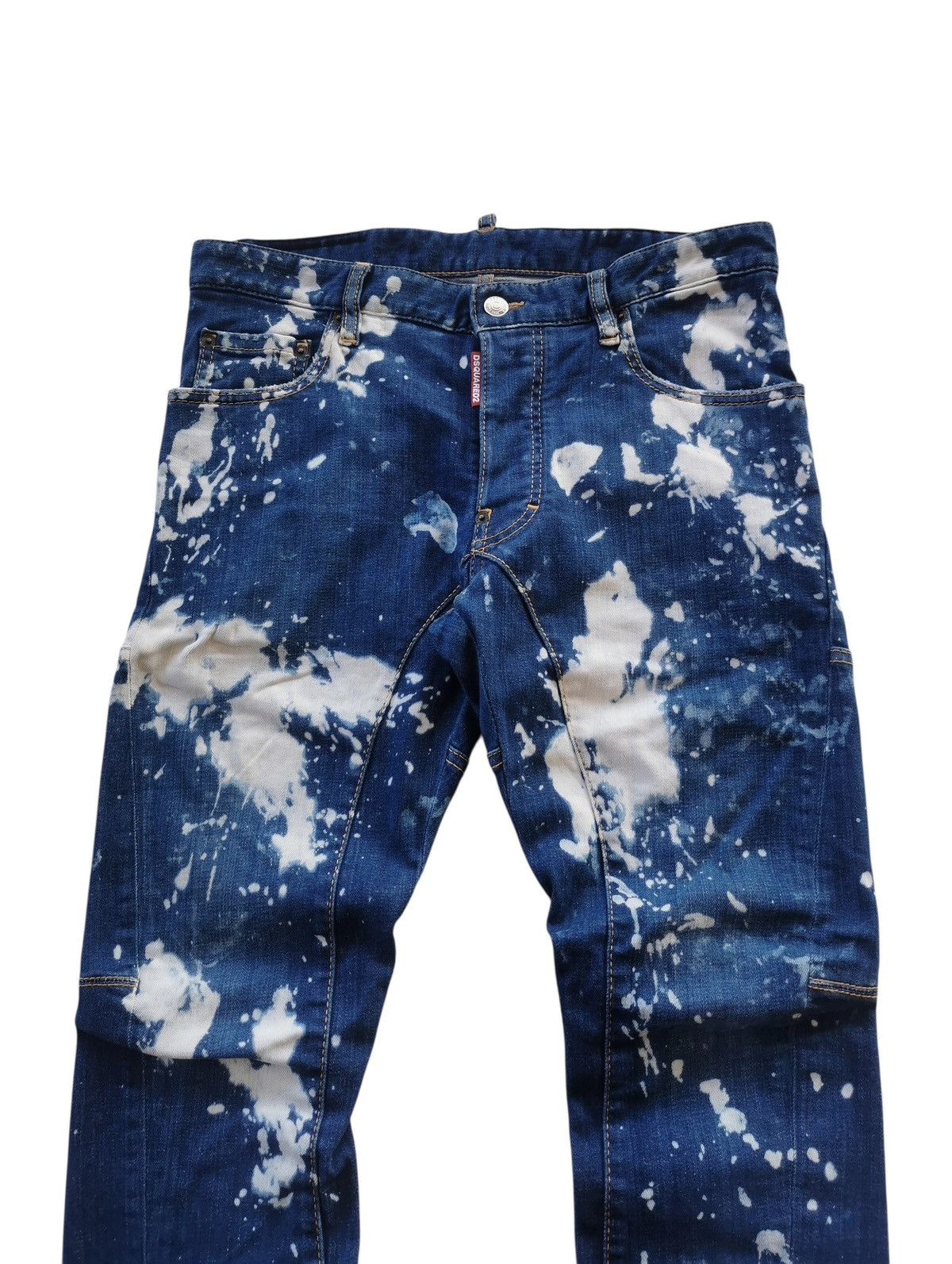 Dsquared2 Dsquared2 Splattered Denim Jeans Size US 32 / EU 48 - 4 Thumbnail