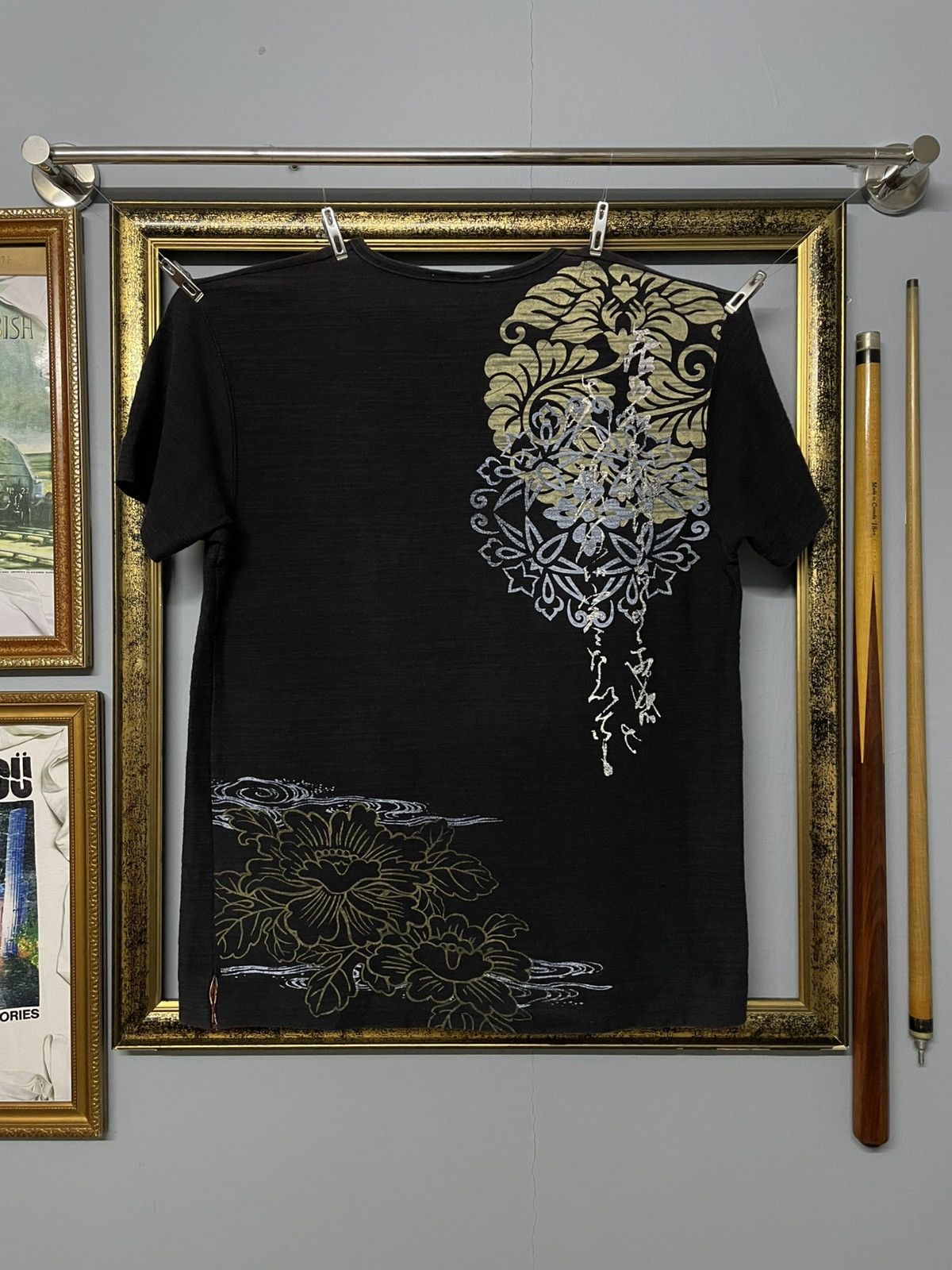 Designer × Japanese Brand × Vintage Vintage 1990s Japan Designer Traditional Sukajan Koi Tshirt Size US M / EU 48-50 / 2 - 5 Thumbnail