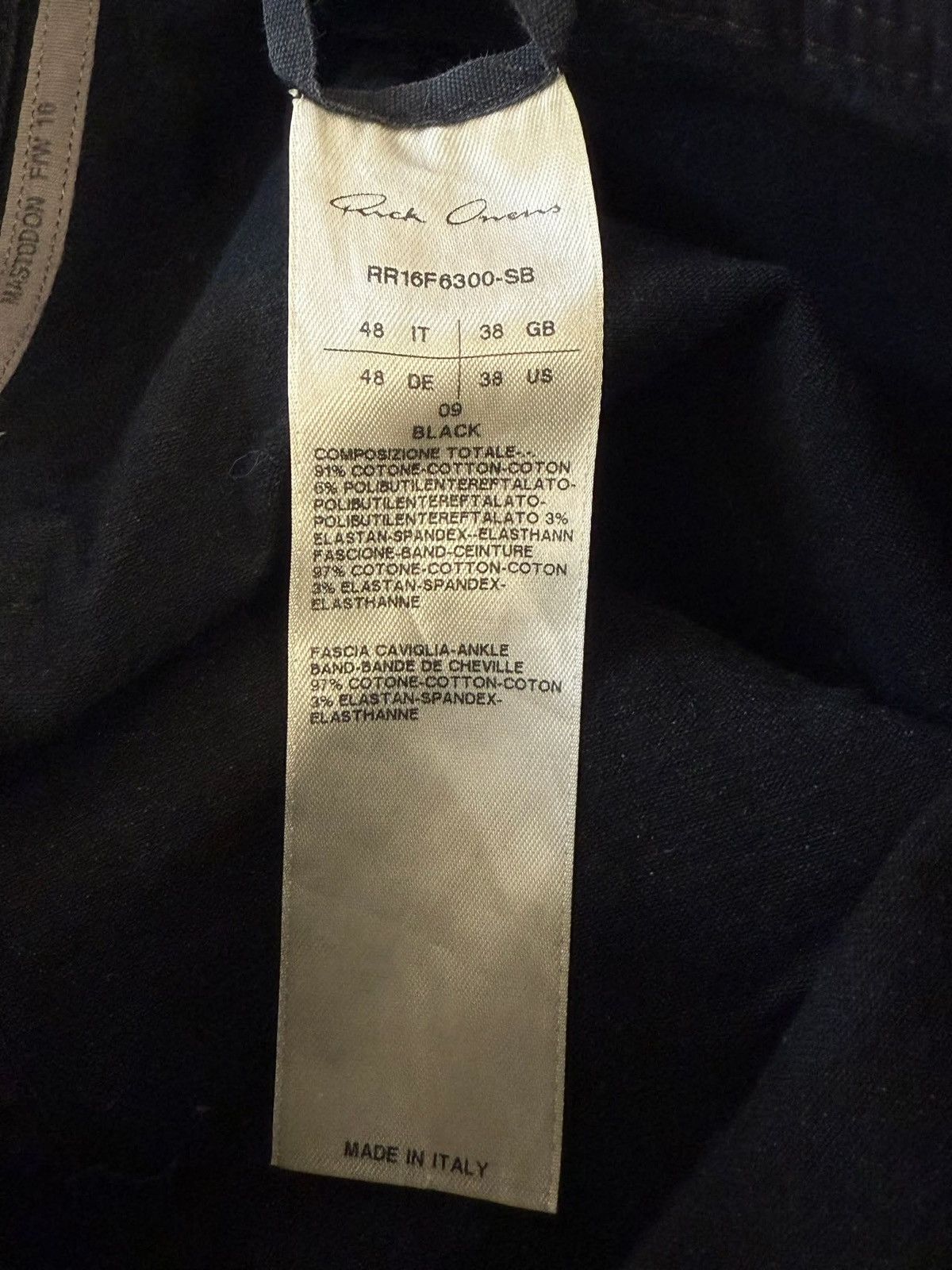 Rick Owens Rick Owens Mastodon Cargo Joggers Size US 28 / EU 44 - 7 Thumbnail