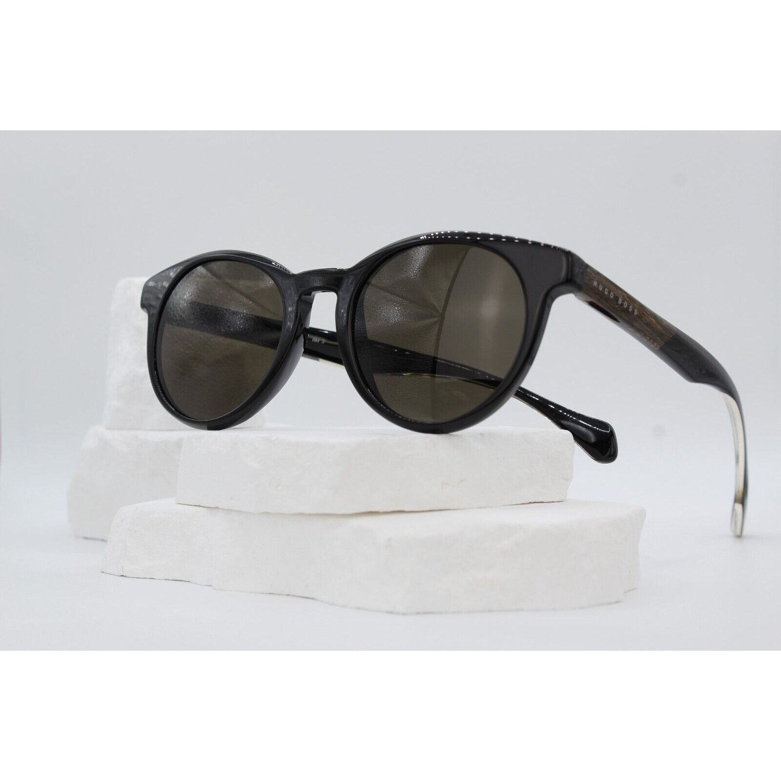 Hugo Boss BOSS 0912/S 1YSNR Sunglasses - Black Crystal/Brown Grey Size ONE SIZE - 1 Thumbnail